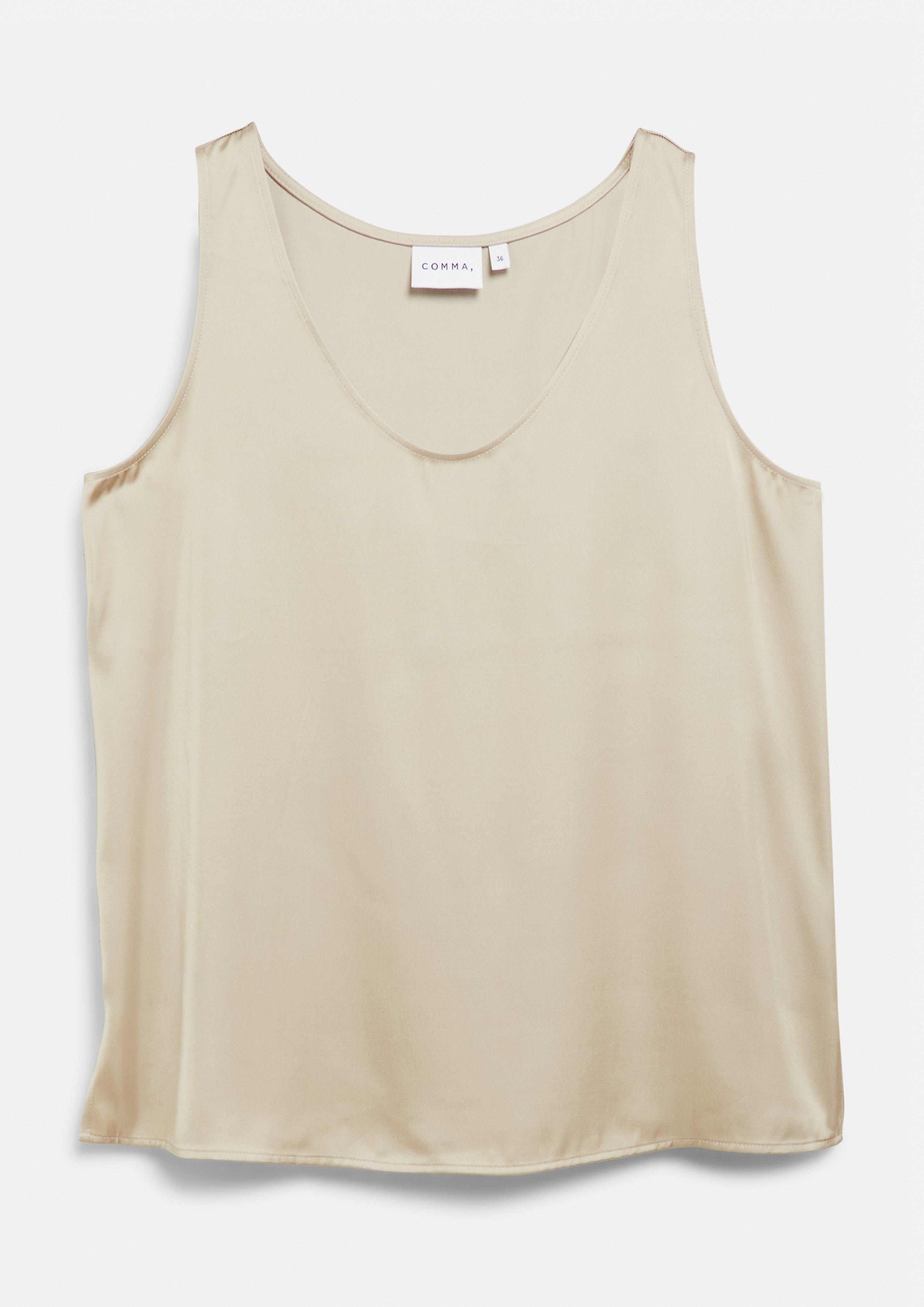 Blouse in beige by COMMA
