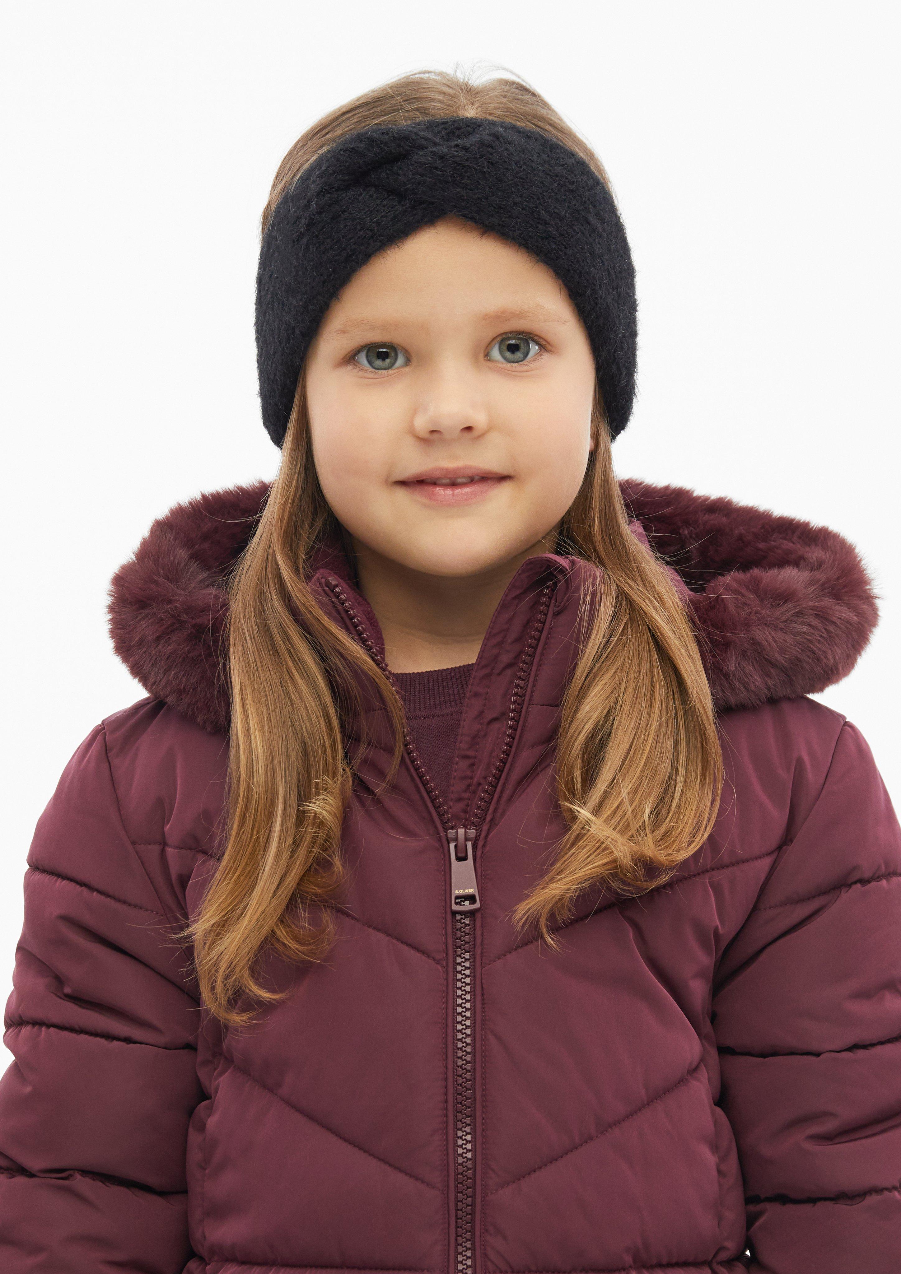 Kinder Kuscheliges Stirnband mit Twist-Detail in schwarz von s.Oliver