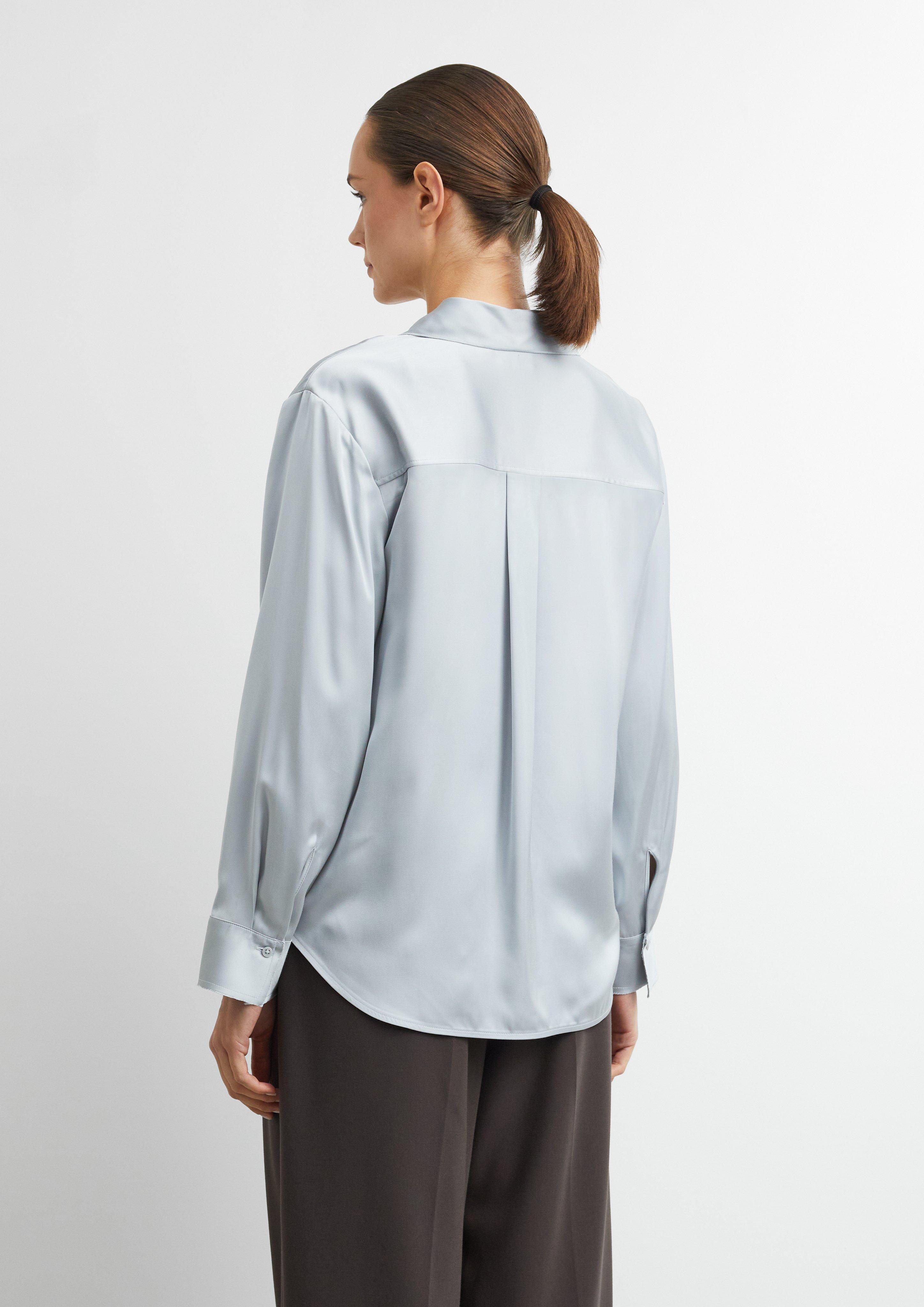 Bluse in grau von COMMA