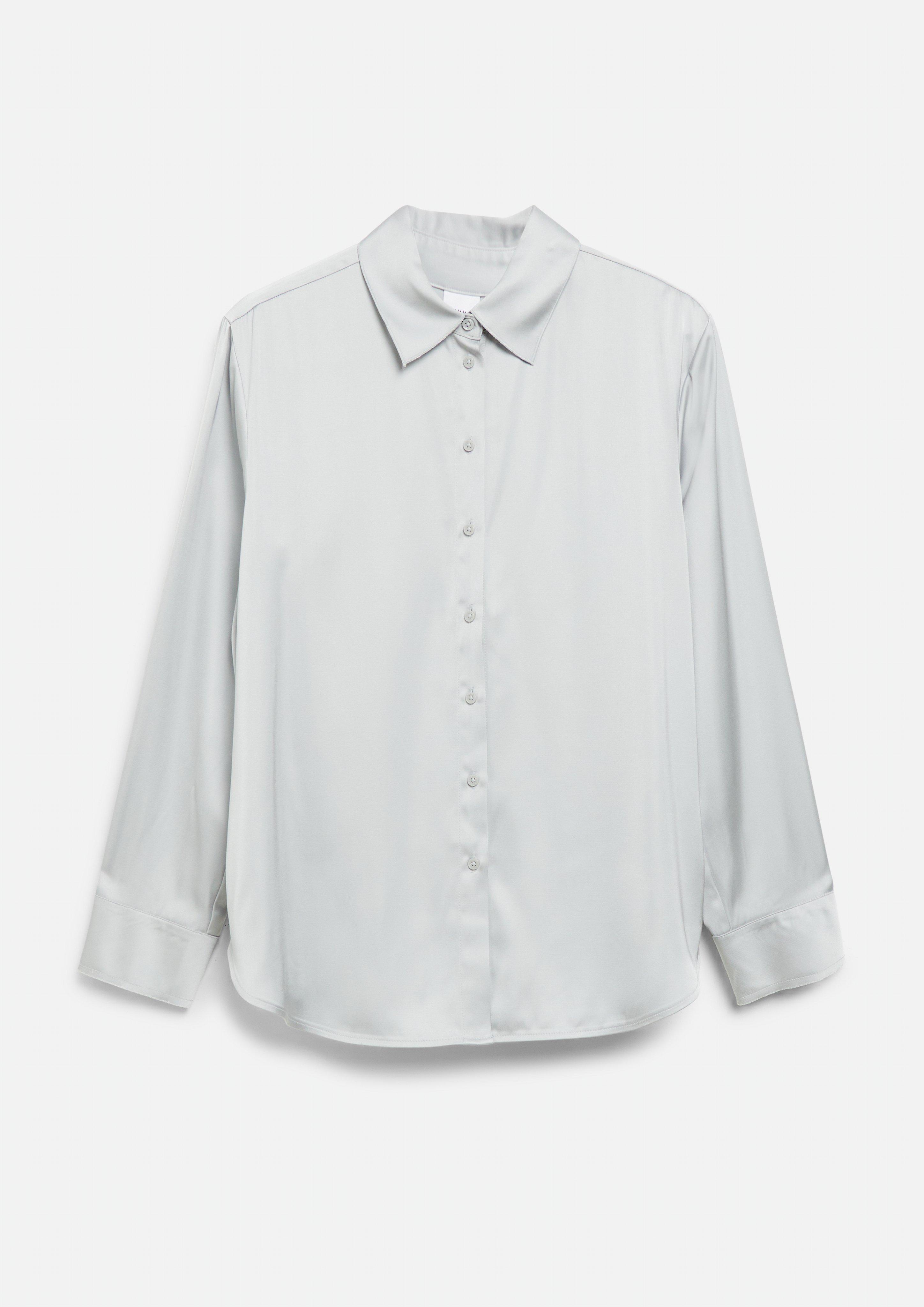 Bluse in grau von COMMA