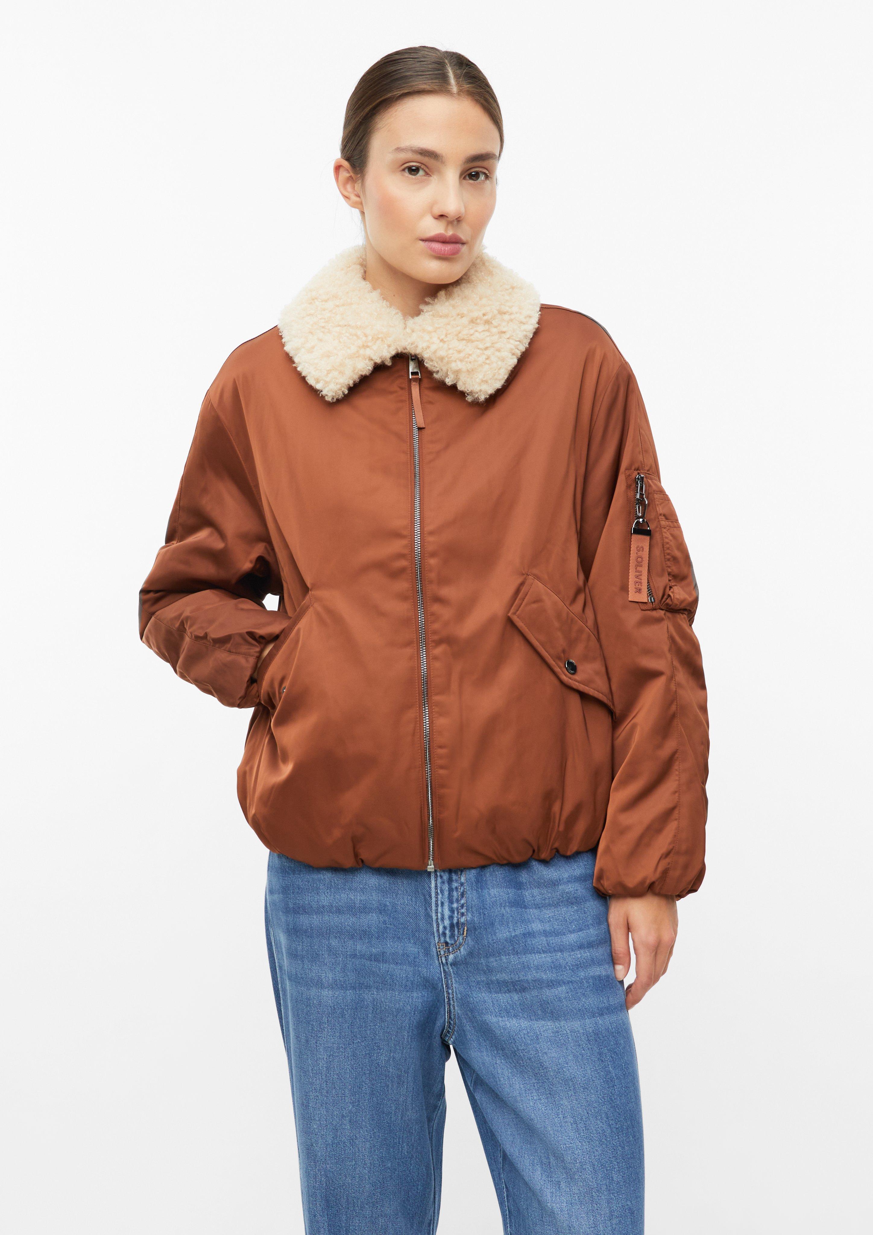 Jacket in terracotta by s.Oliver