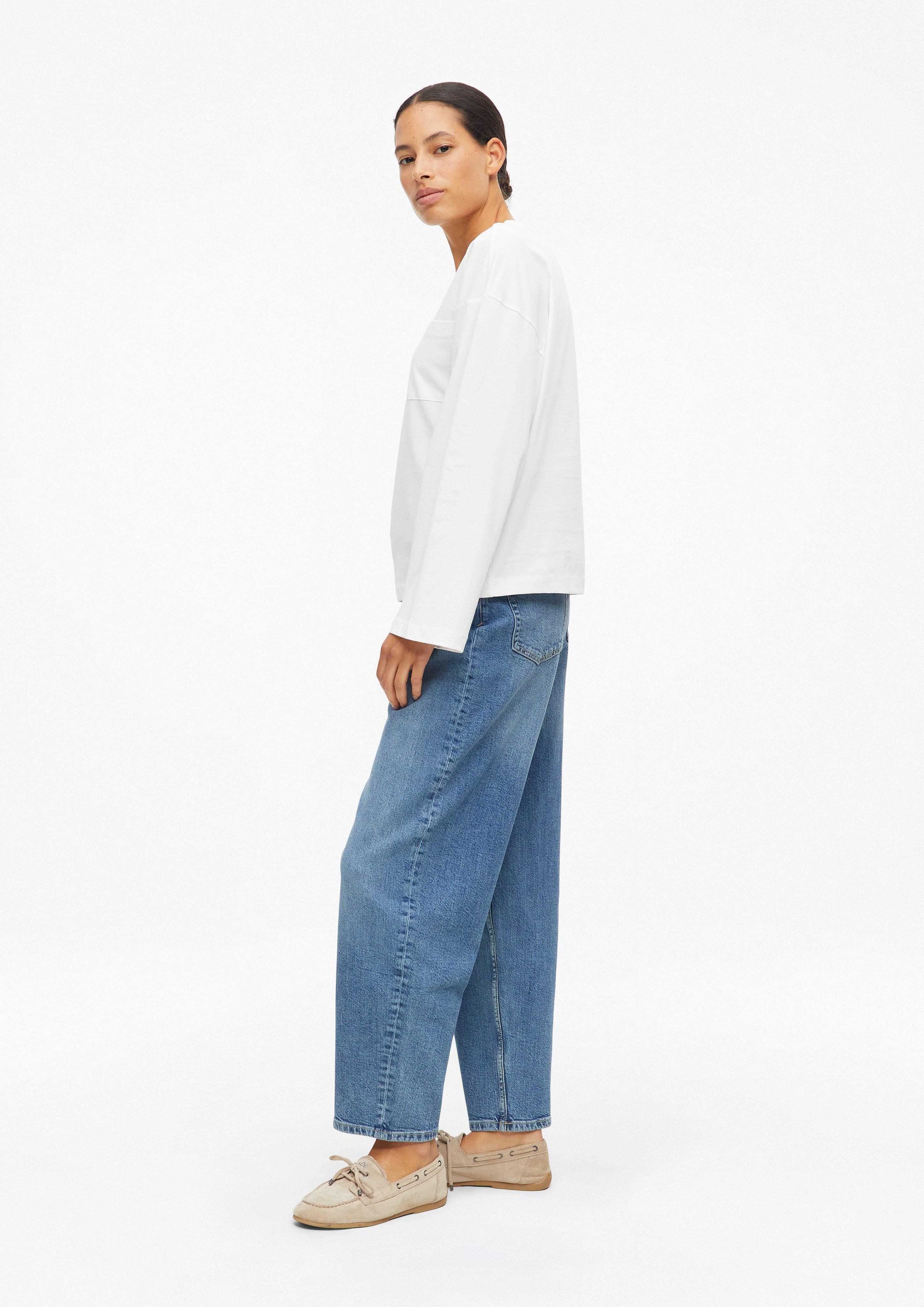 Femmes T-shirt à manches larges en blanc de s.Oliver