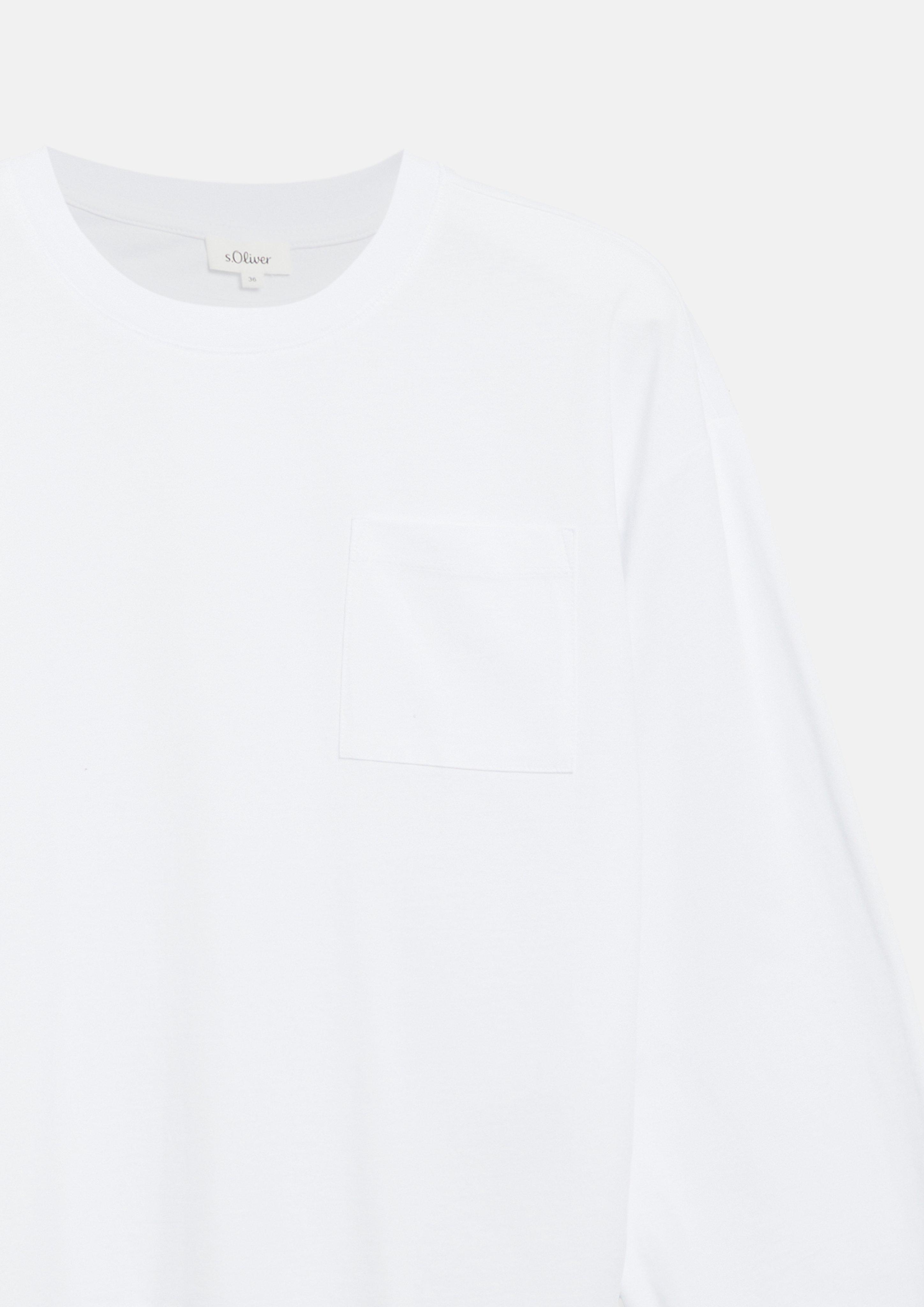 Femmes T-shirt à manches larges en blanc de s.Oliver
