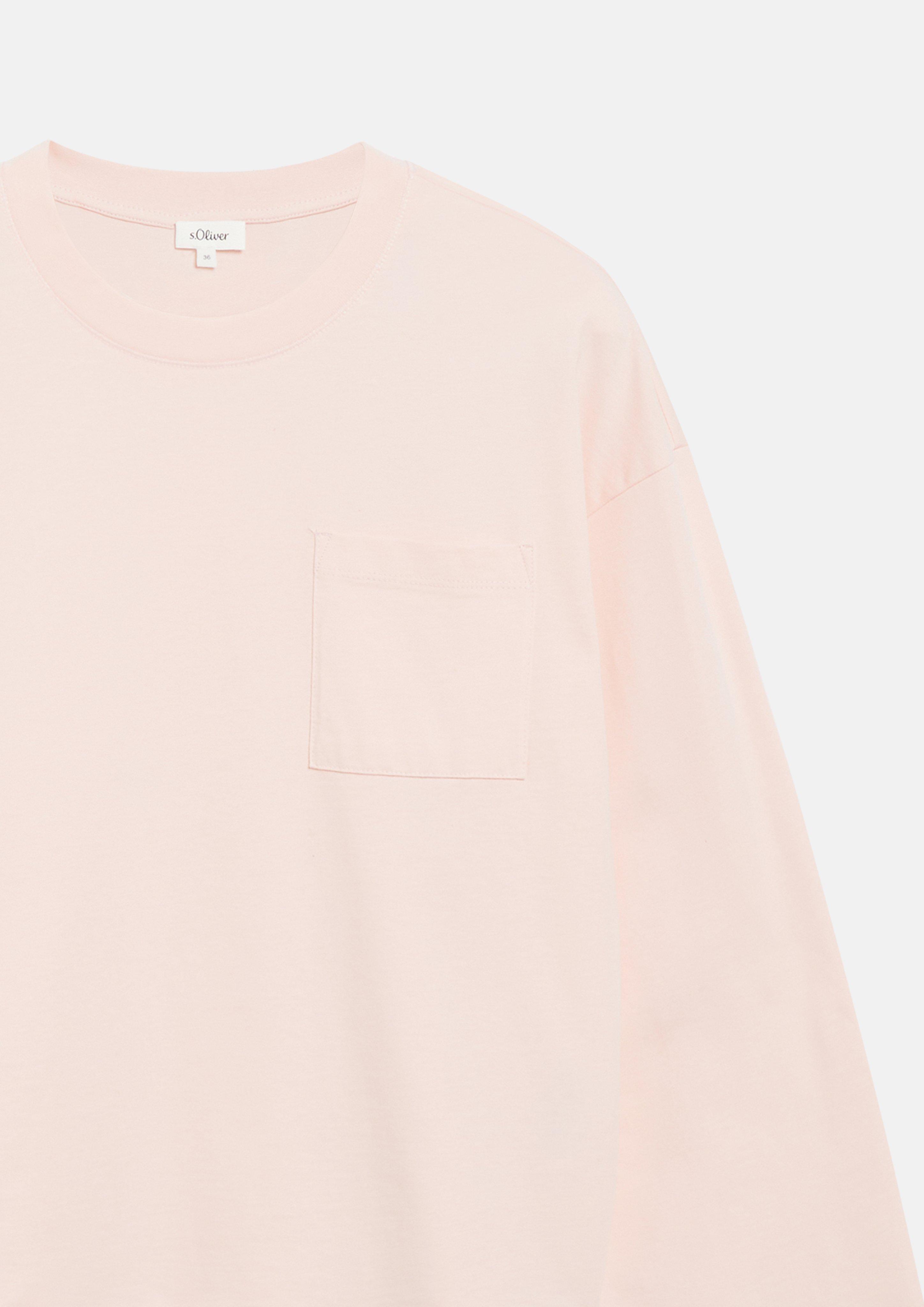 Femmes T-shirt à manches larges en rose de s.Oliver