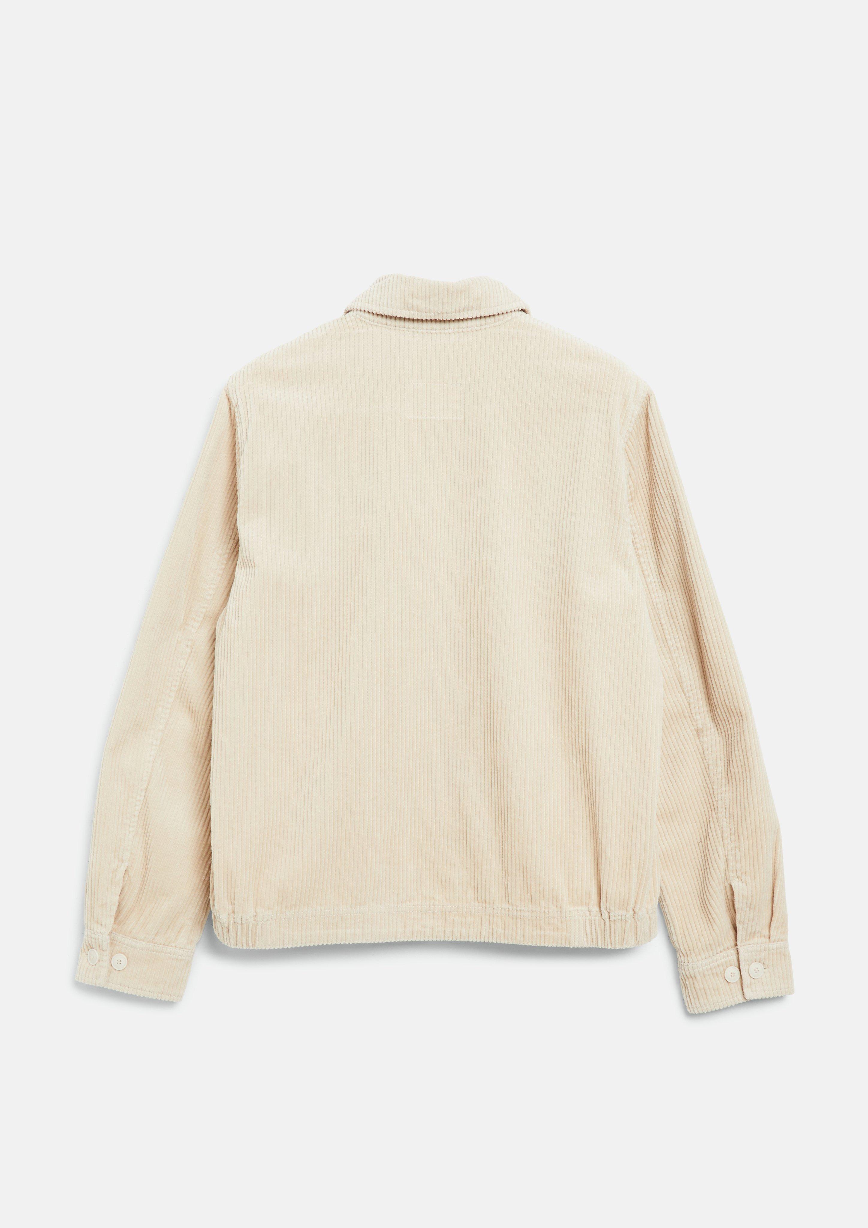 Men Cotton corduroy jacket in beige by s.Oliver