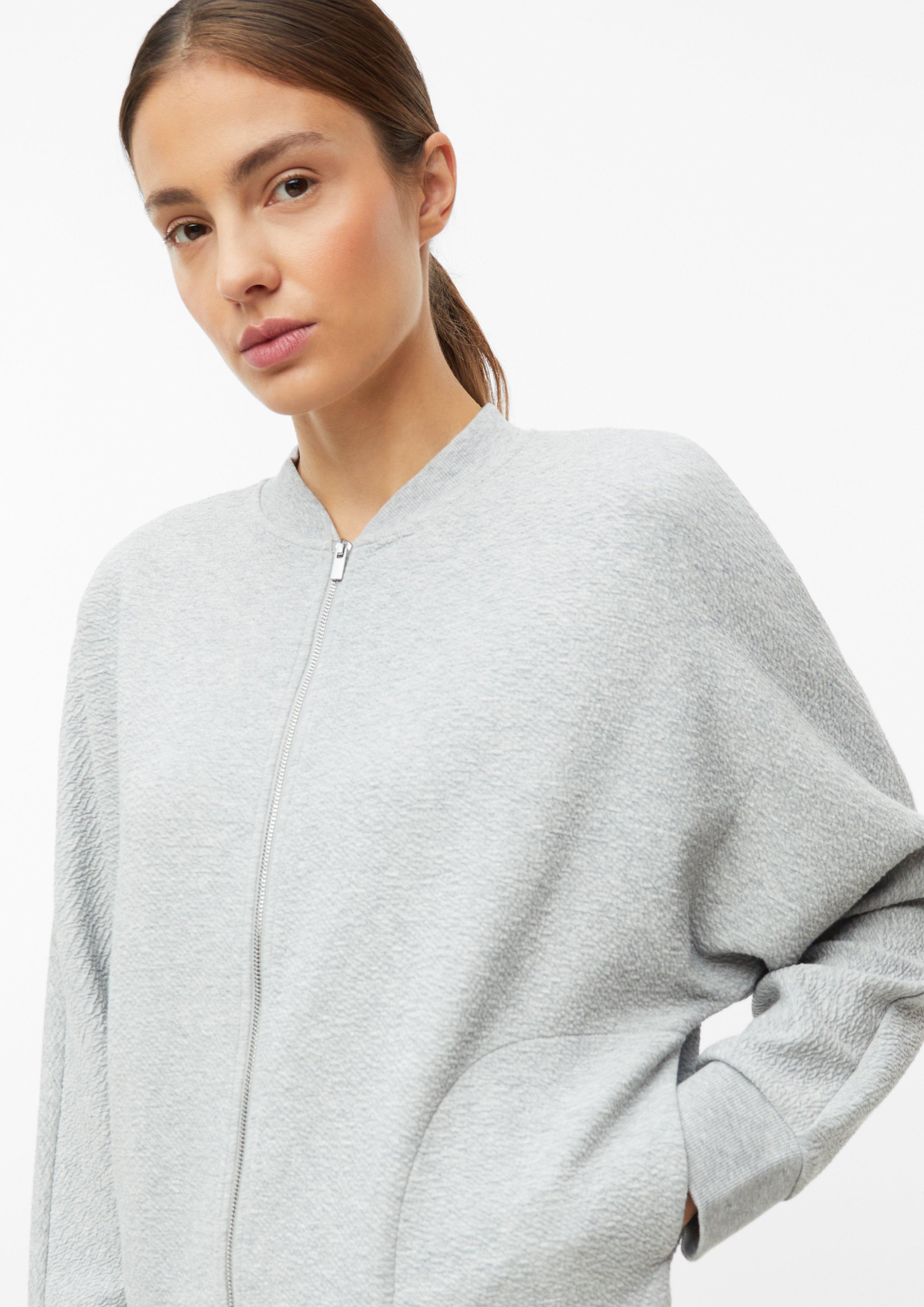 Dames Sweatshirt jas in grijs van s.Oliver