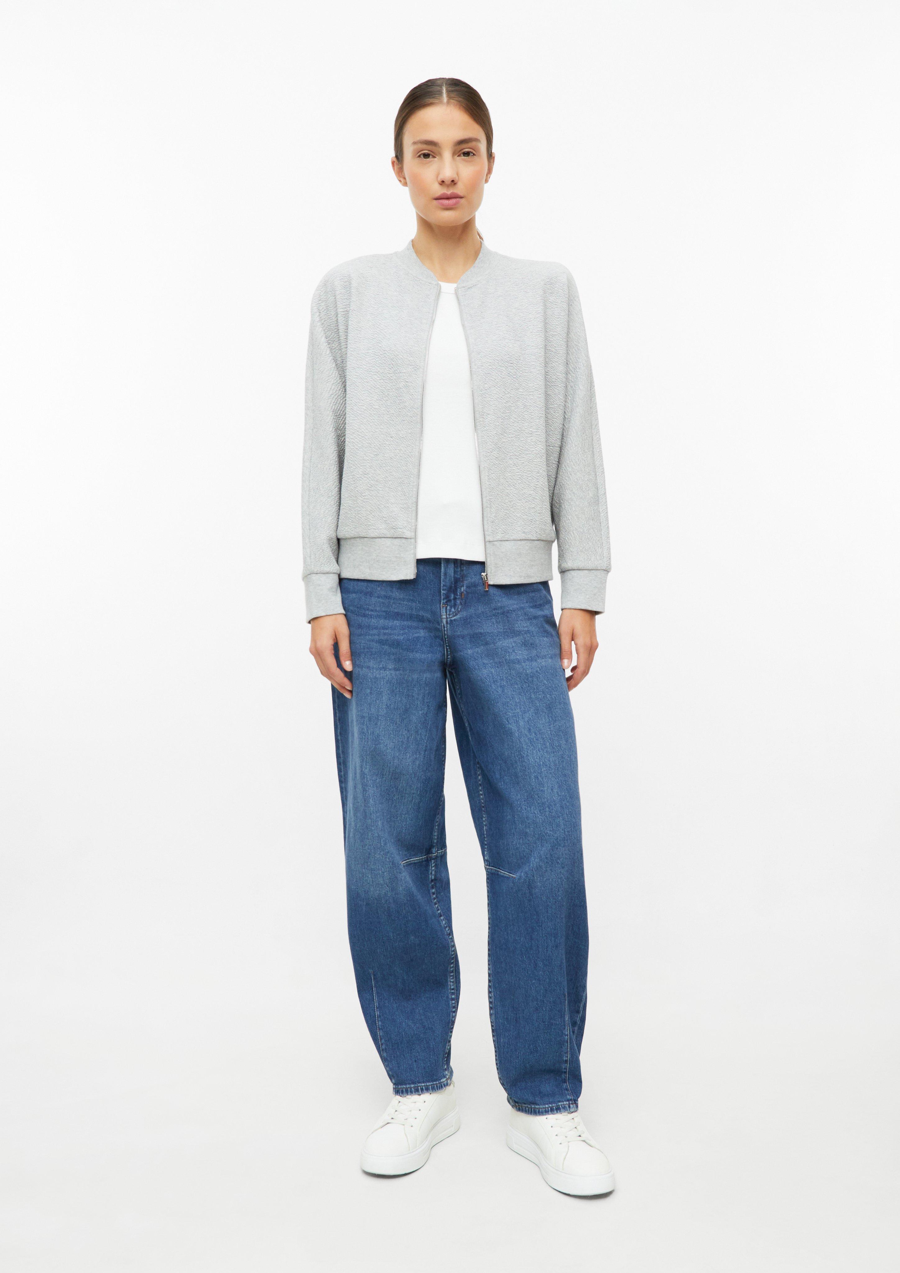 Dames Sweatshirt jas in grijs van s.Oliver
