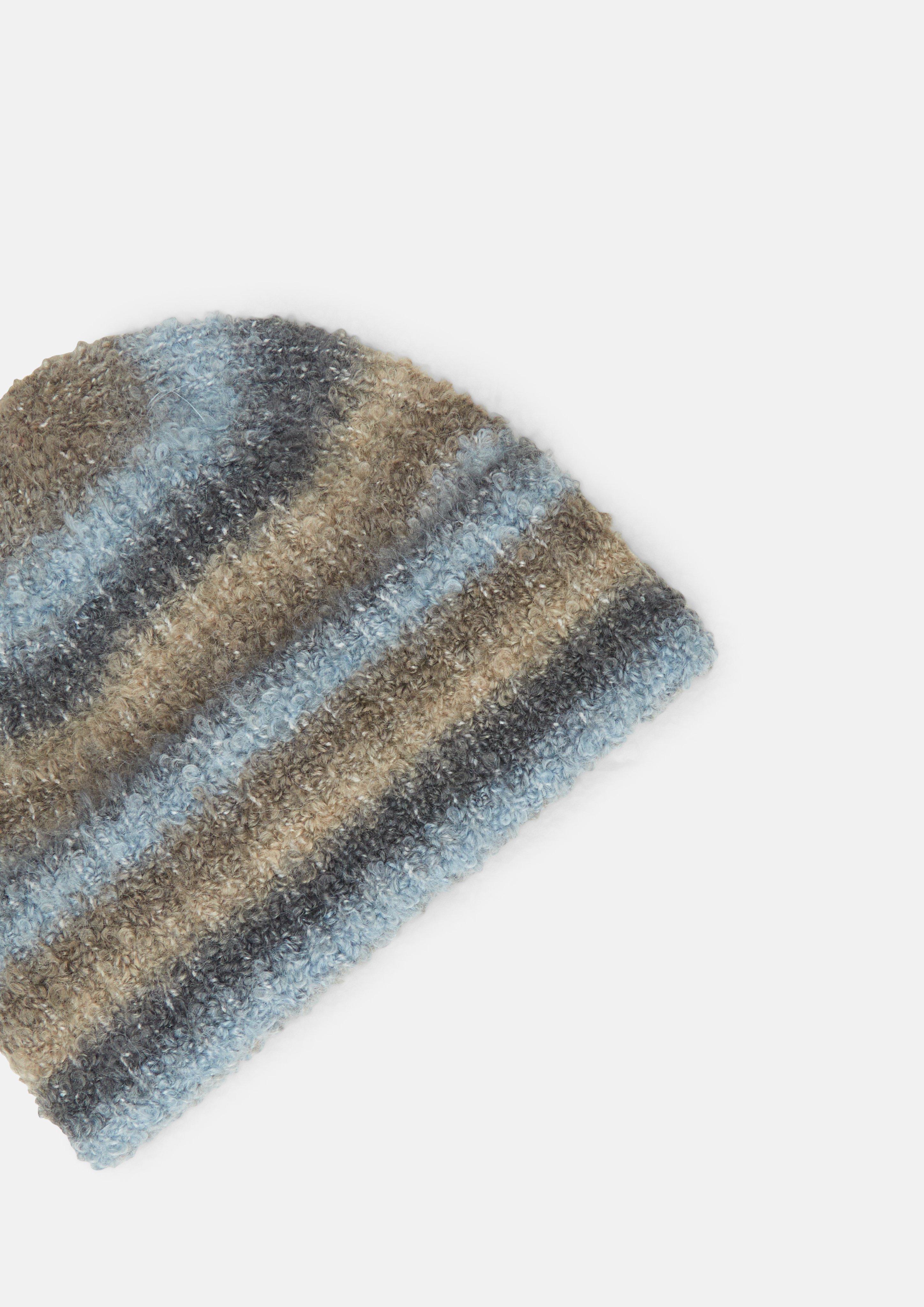 Junior Casquette à dégradé de couleurs et empiècement en polaire en brun de s.Oliver