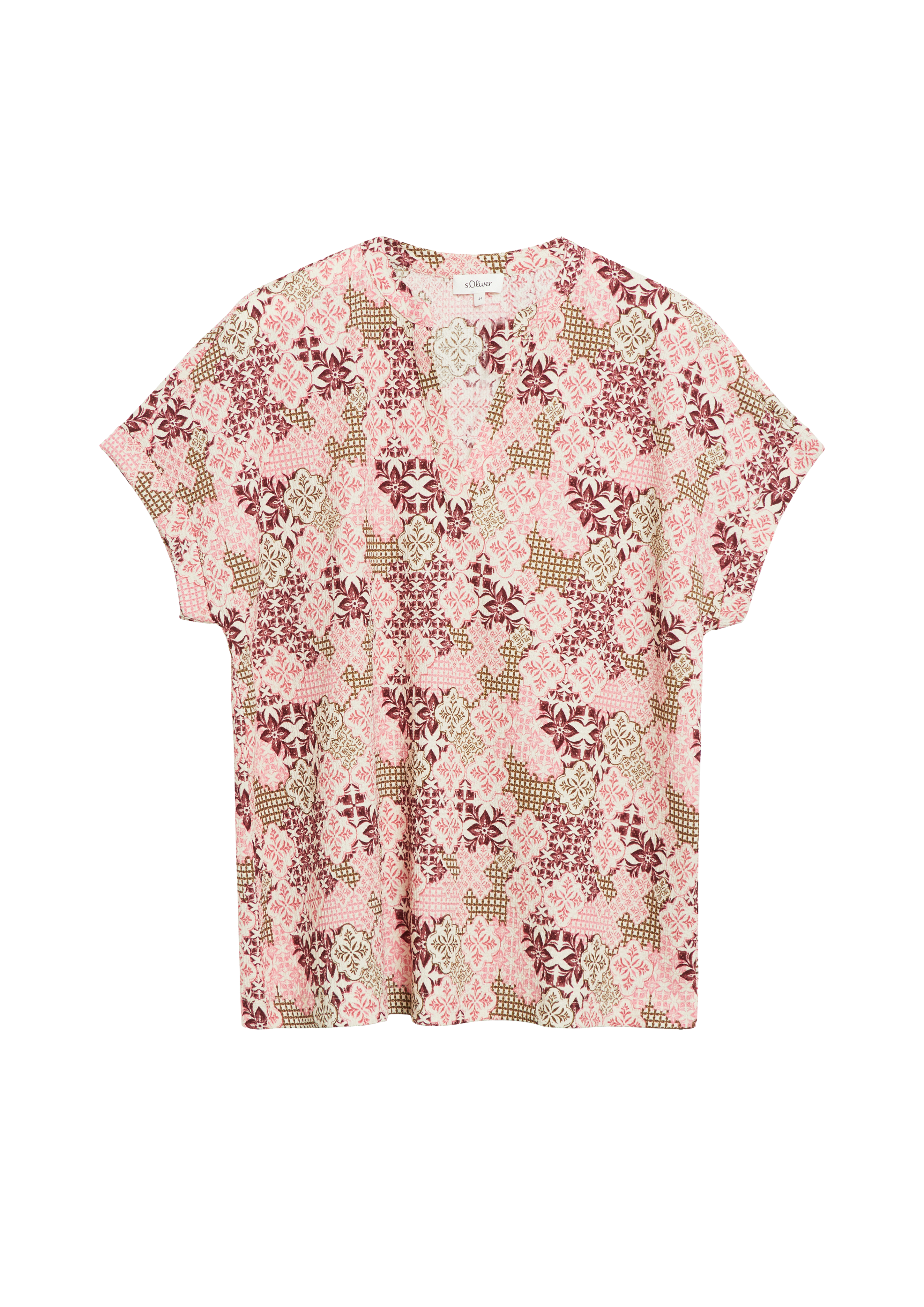 Strukturiertes T-Shirt