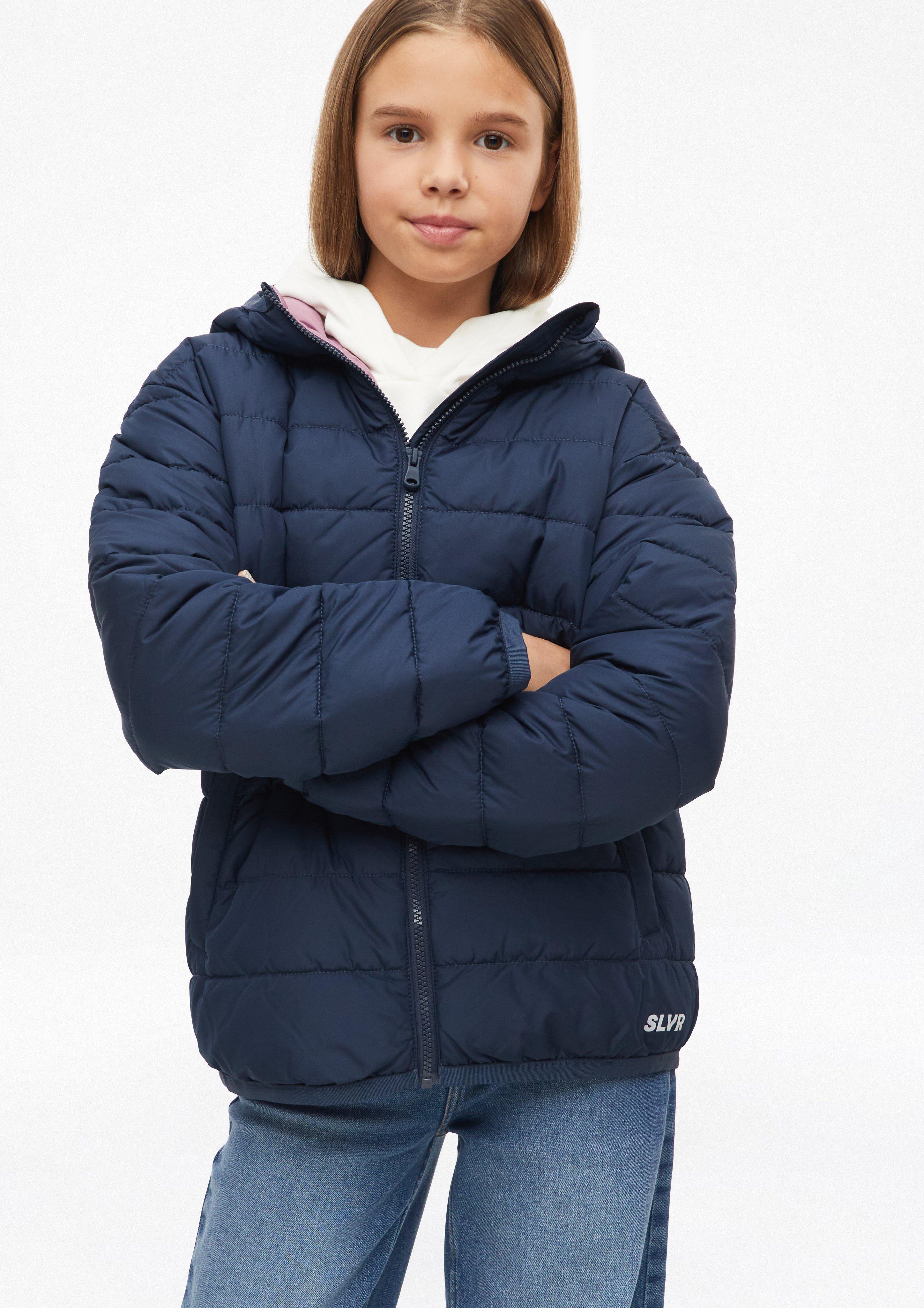 Deti Unisex oversized bunda do každého počasia s ľahkým vatovaním vo farbe modrá od s.Oliver