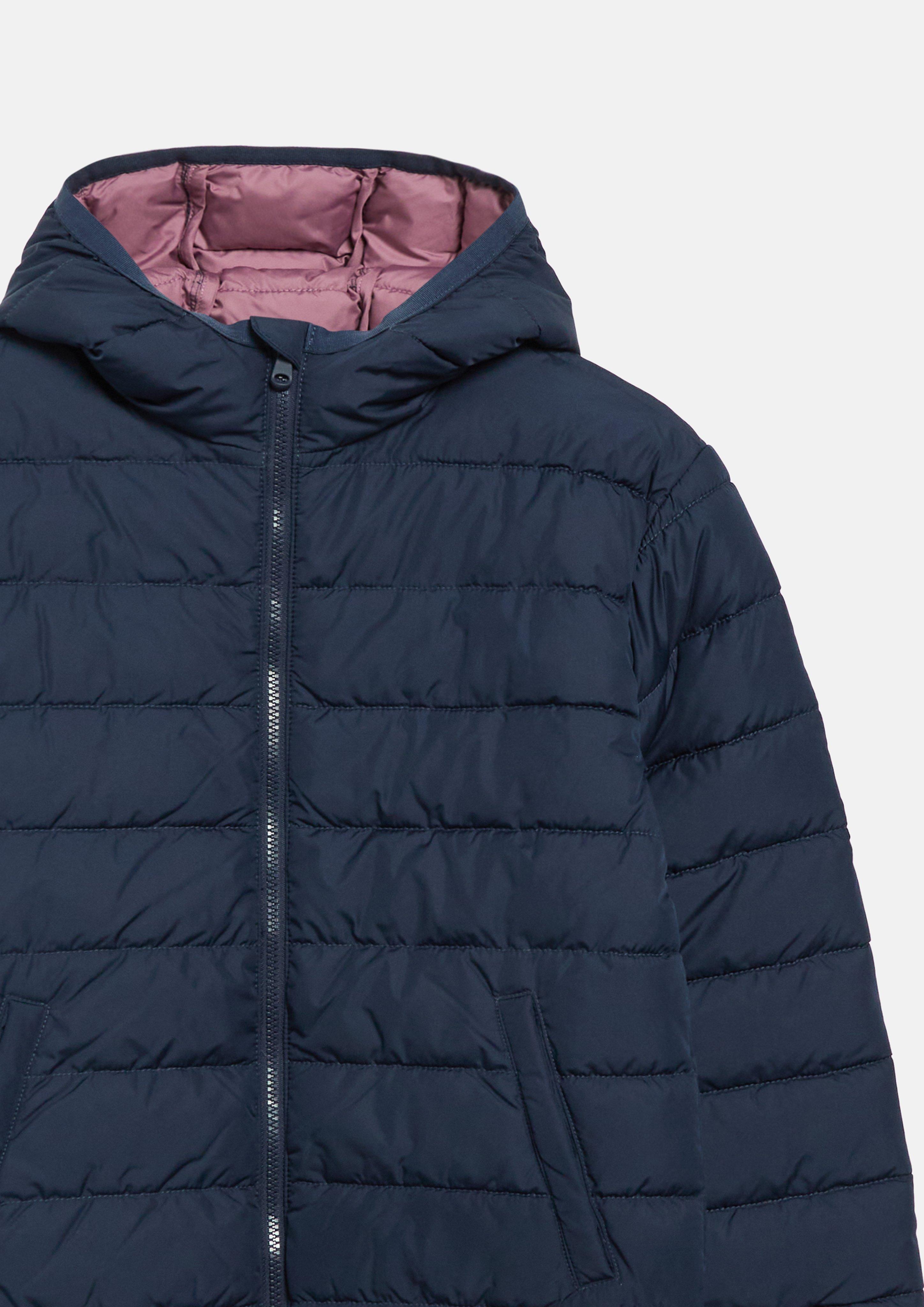 Deti Unisex oversized bunda do každého počasia s ľahkým vatovaním vo farbe modrá od s.Oliver