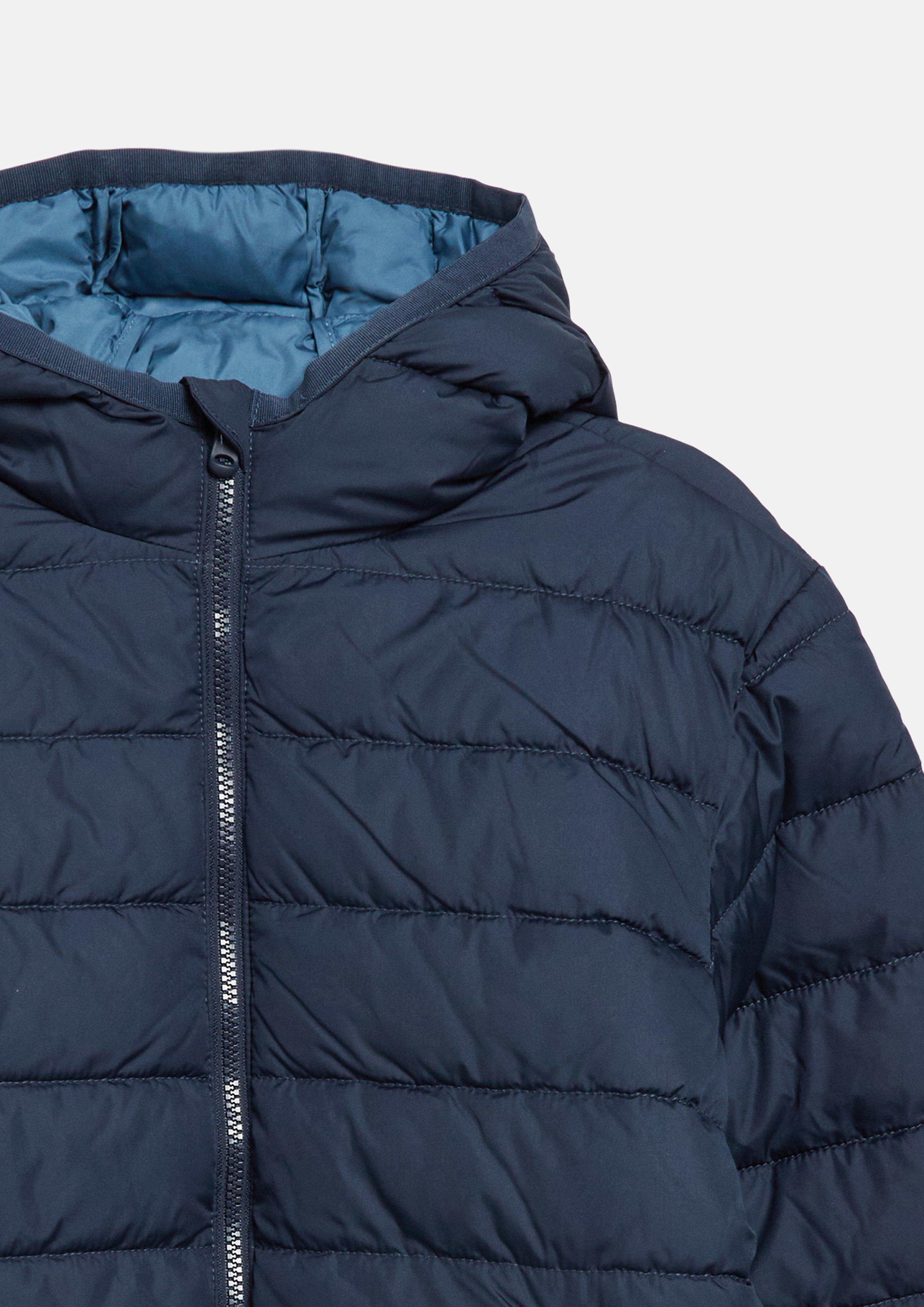 Děti Unisex oversize bunda do nepříznivého počasí, s lehkým vatováním v barvě modrá od s.Oliver