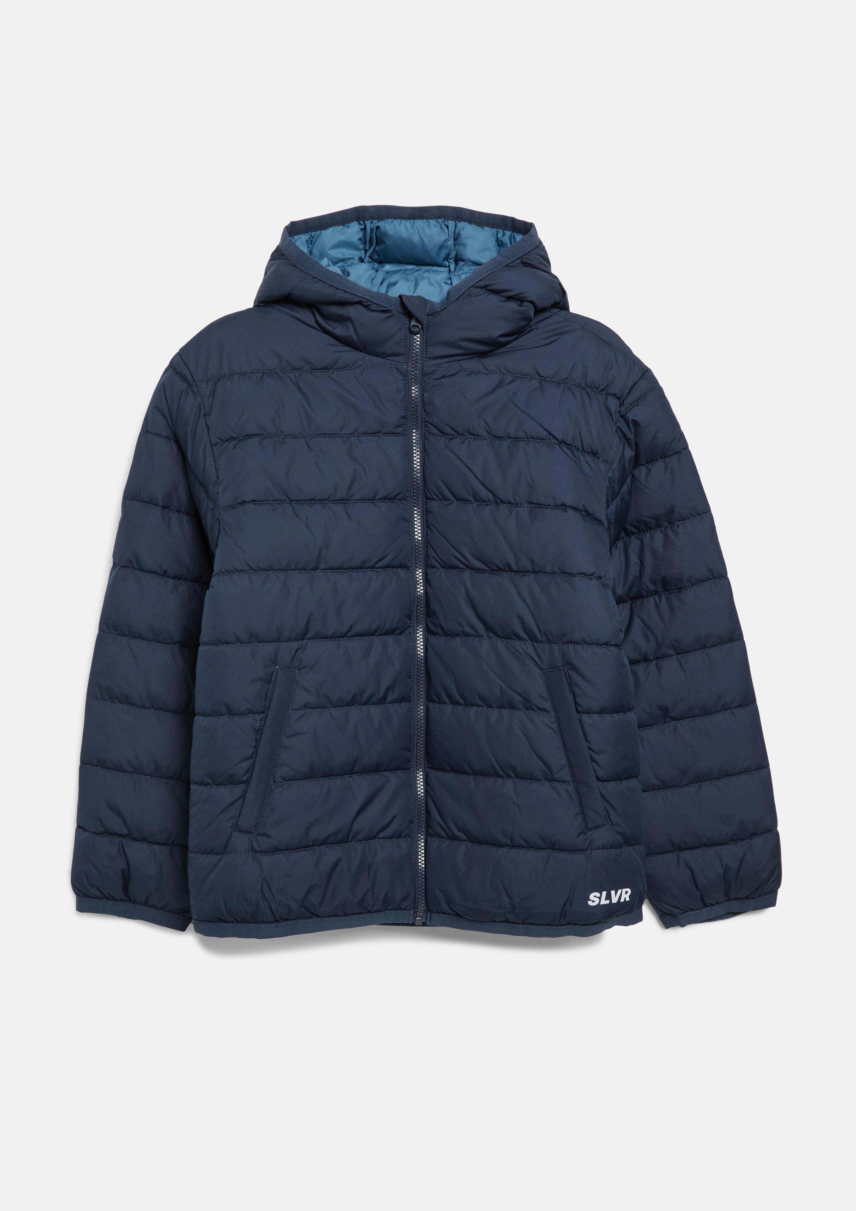 Děti Unisex oversize bunda do nepříznivého počasí, s lehkým vatováním v barvě modrá od s.Oliver
