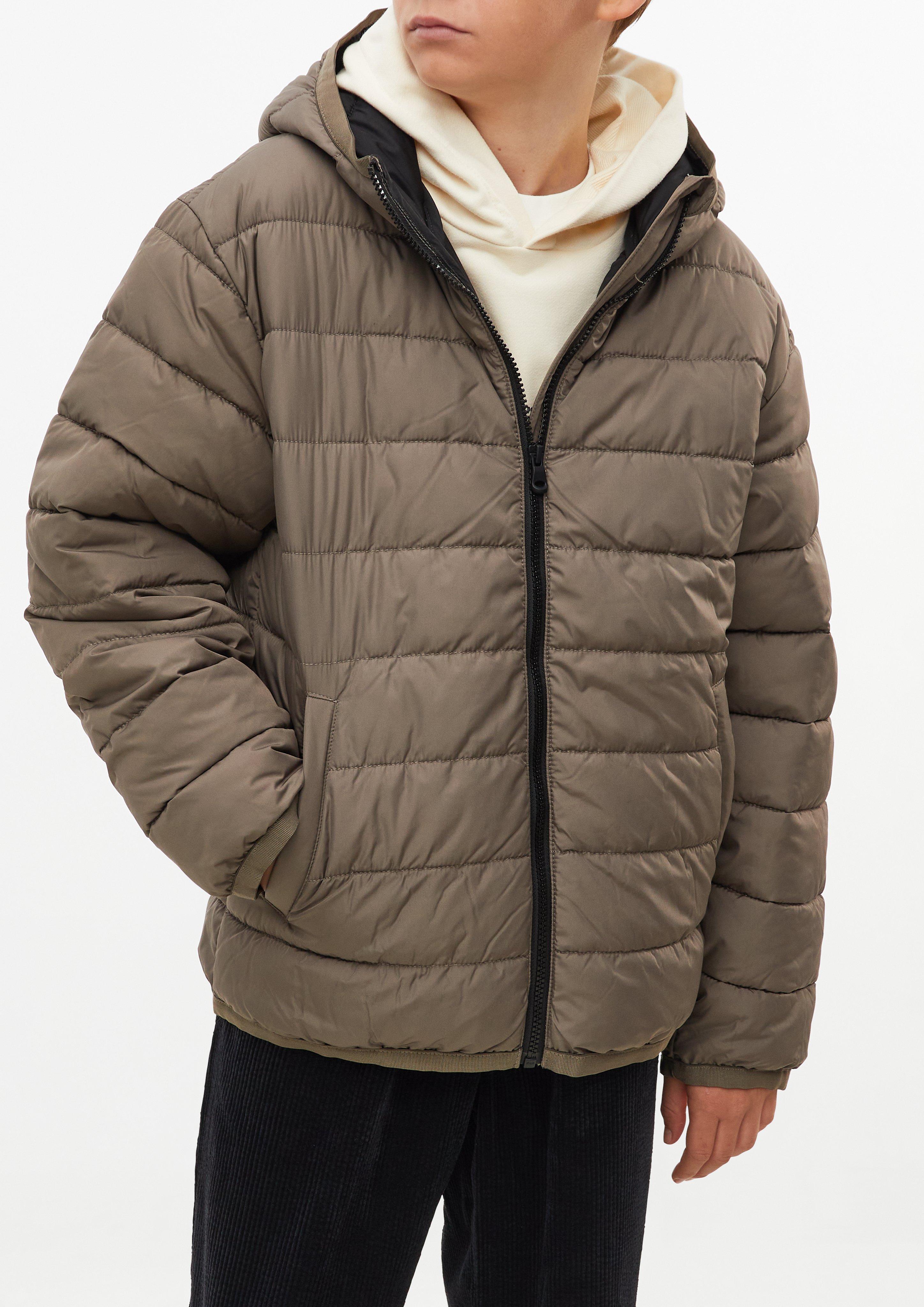 Deti Unisex oversized bunda do každého počasia s ľahkým vatovaním vo farbe hnedá od s.Oliver