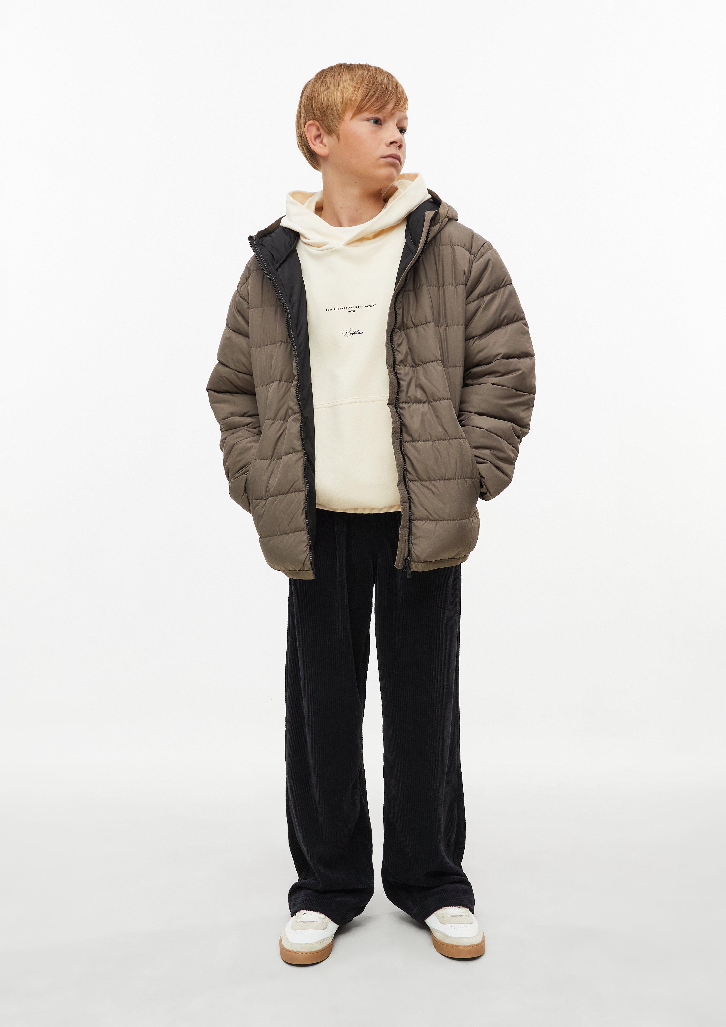 Deti Unisex oversized bunda do každého počasia s ľahkým vatovaním vo farbe hnedá od s.Oliver
