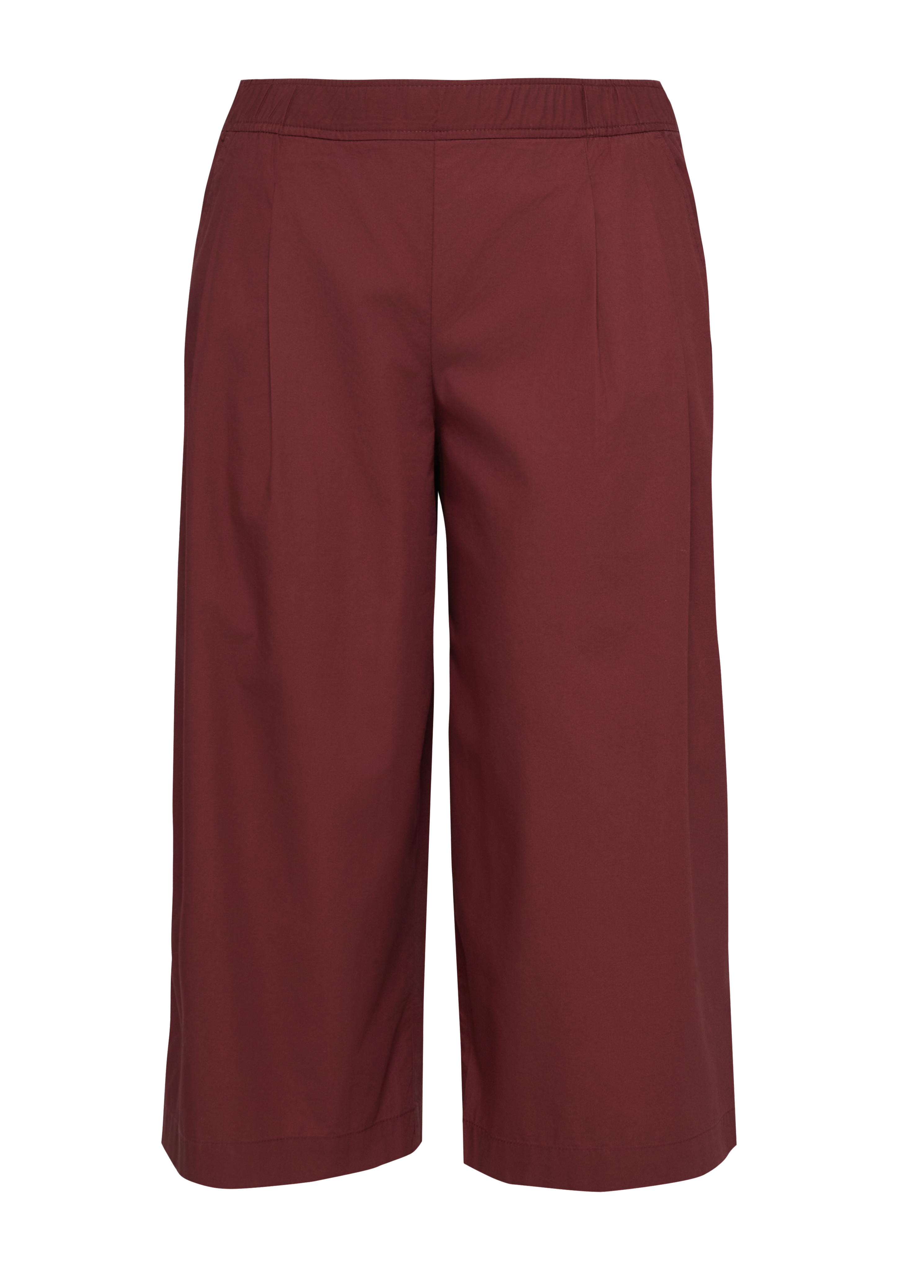 Leichte Culotte aus Popeline mit Falten