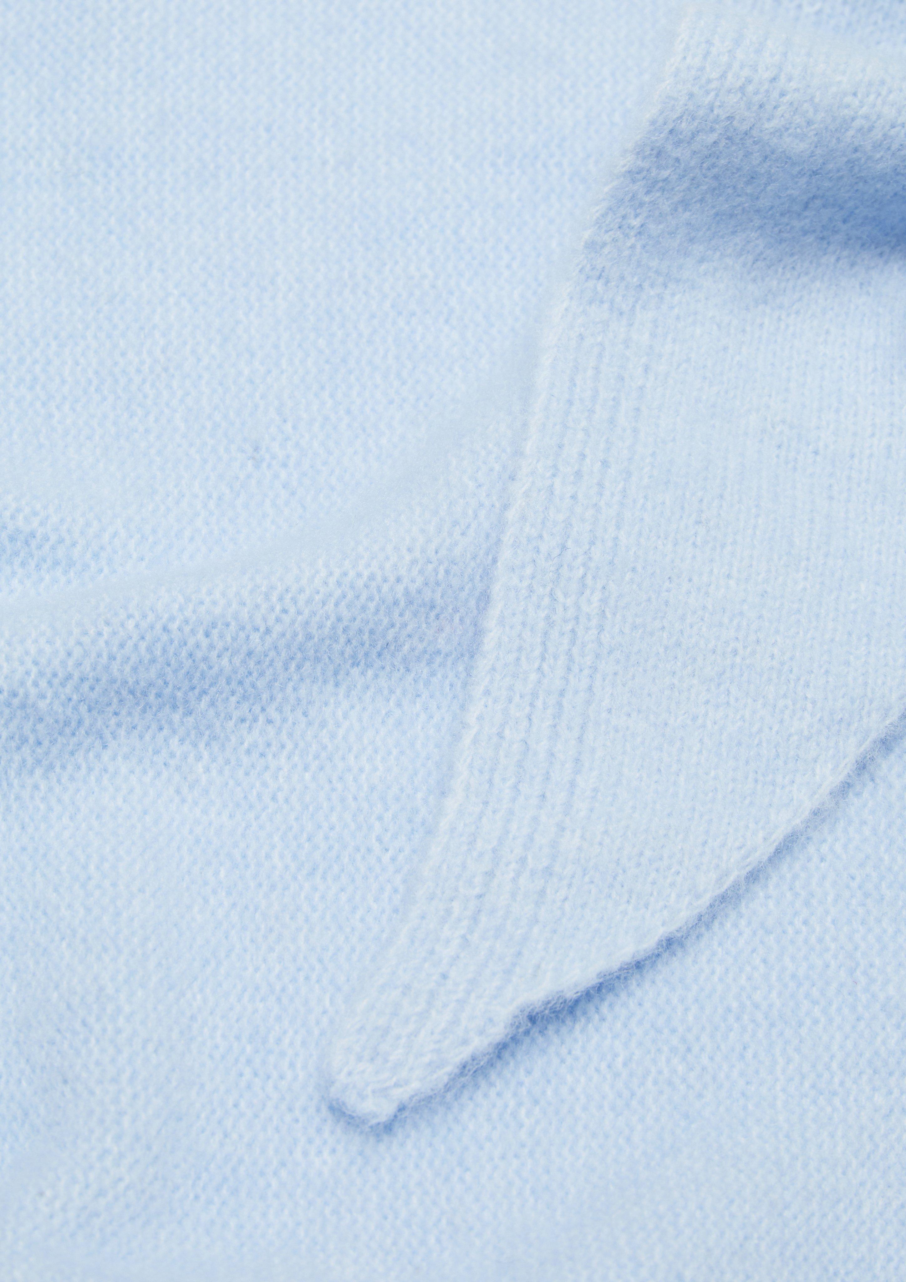 Damen Dreieckstuch aus kuschelweichem Strick in blau von s.Oliver