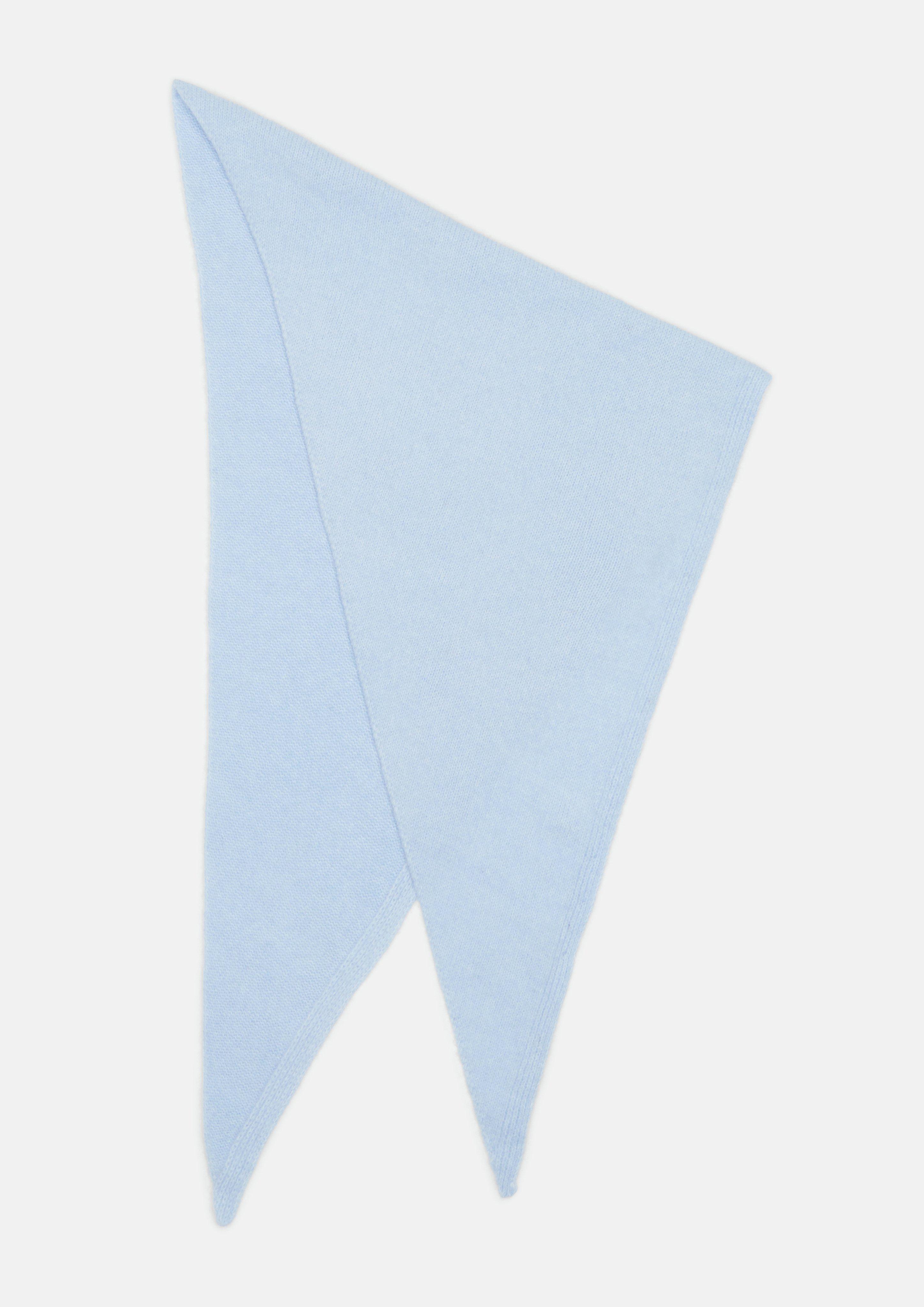 Damen Dreieckstuch aus kuschelweichem Strick in blau von s.Oliver