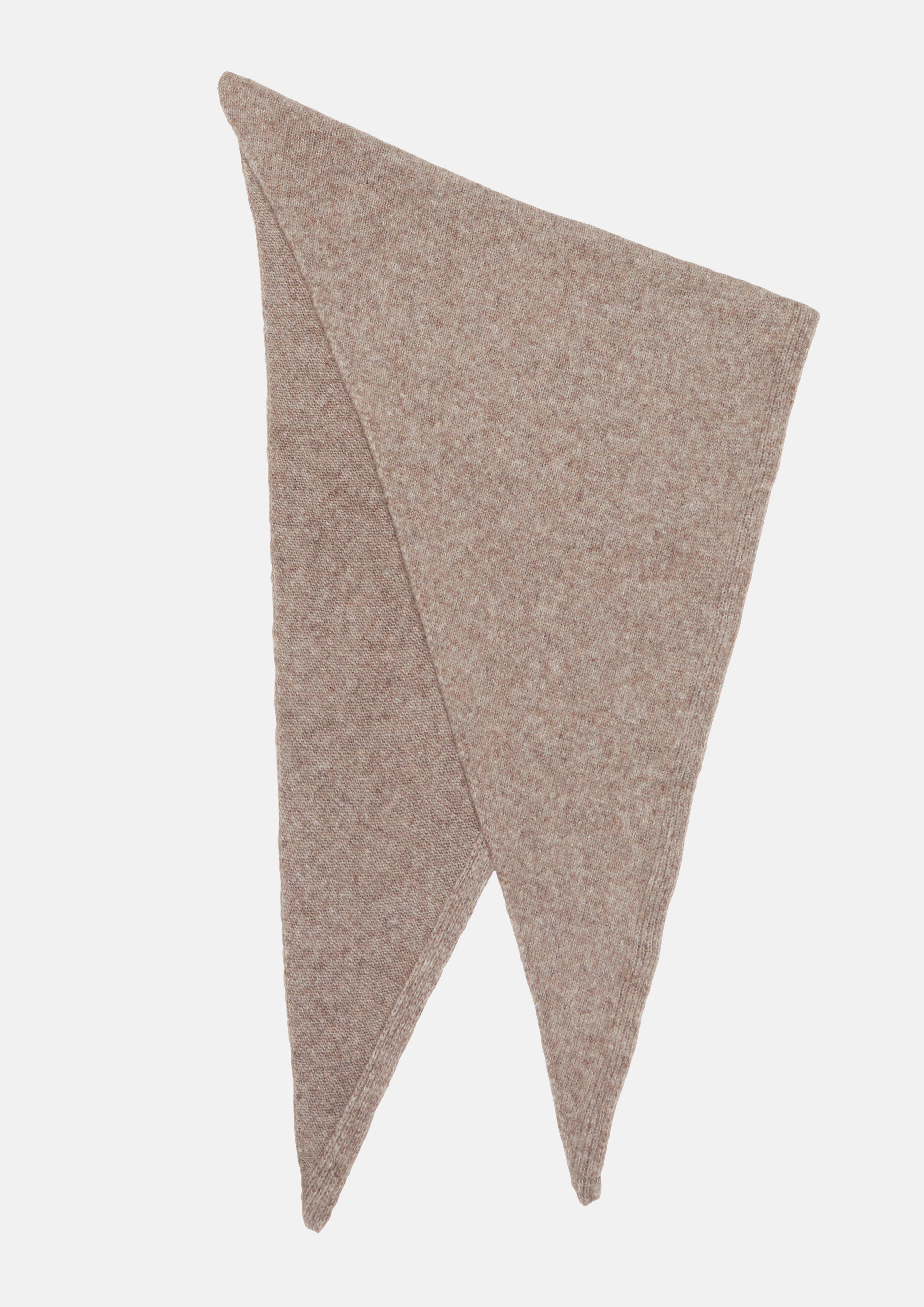 Dreieckstuch aus kuschelweichem Strick in Farbe braun von s.Oliver