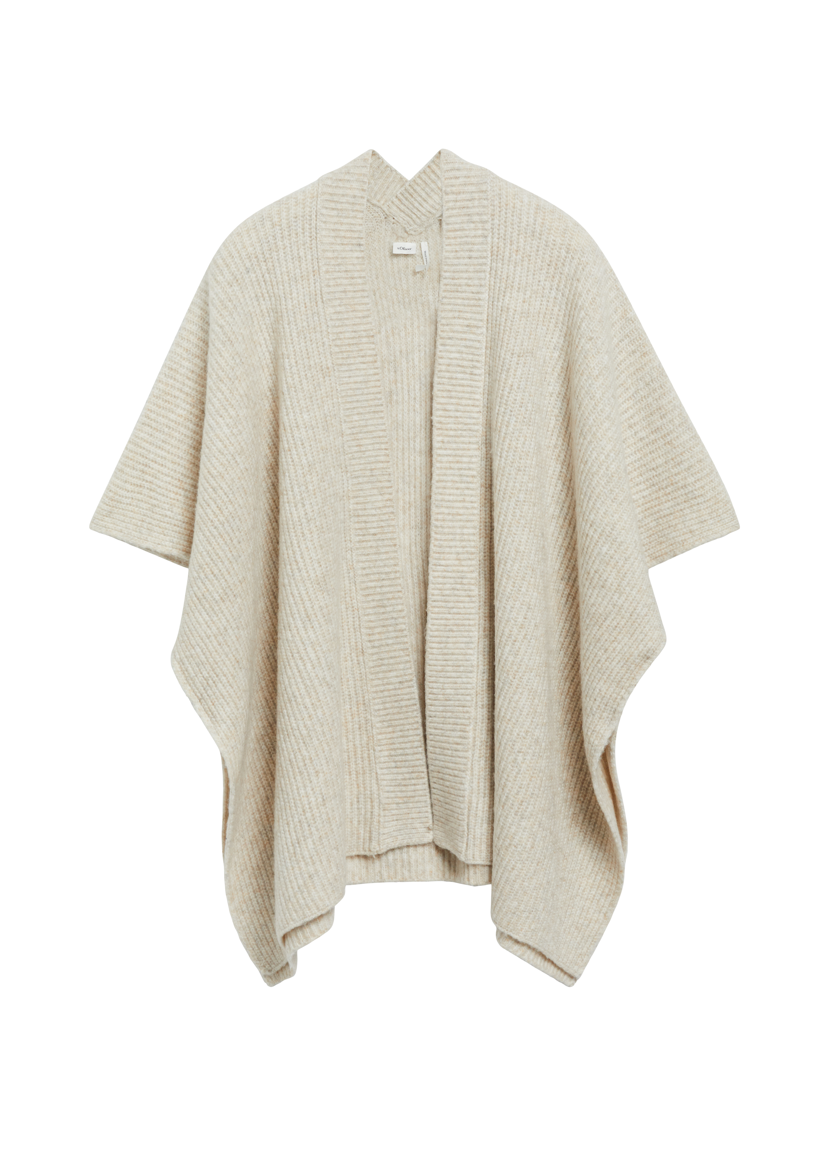 Poncho met zachte binnenkant