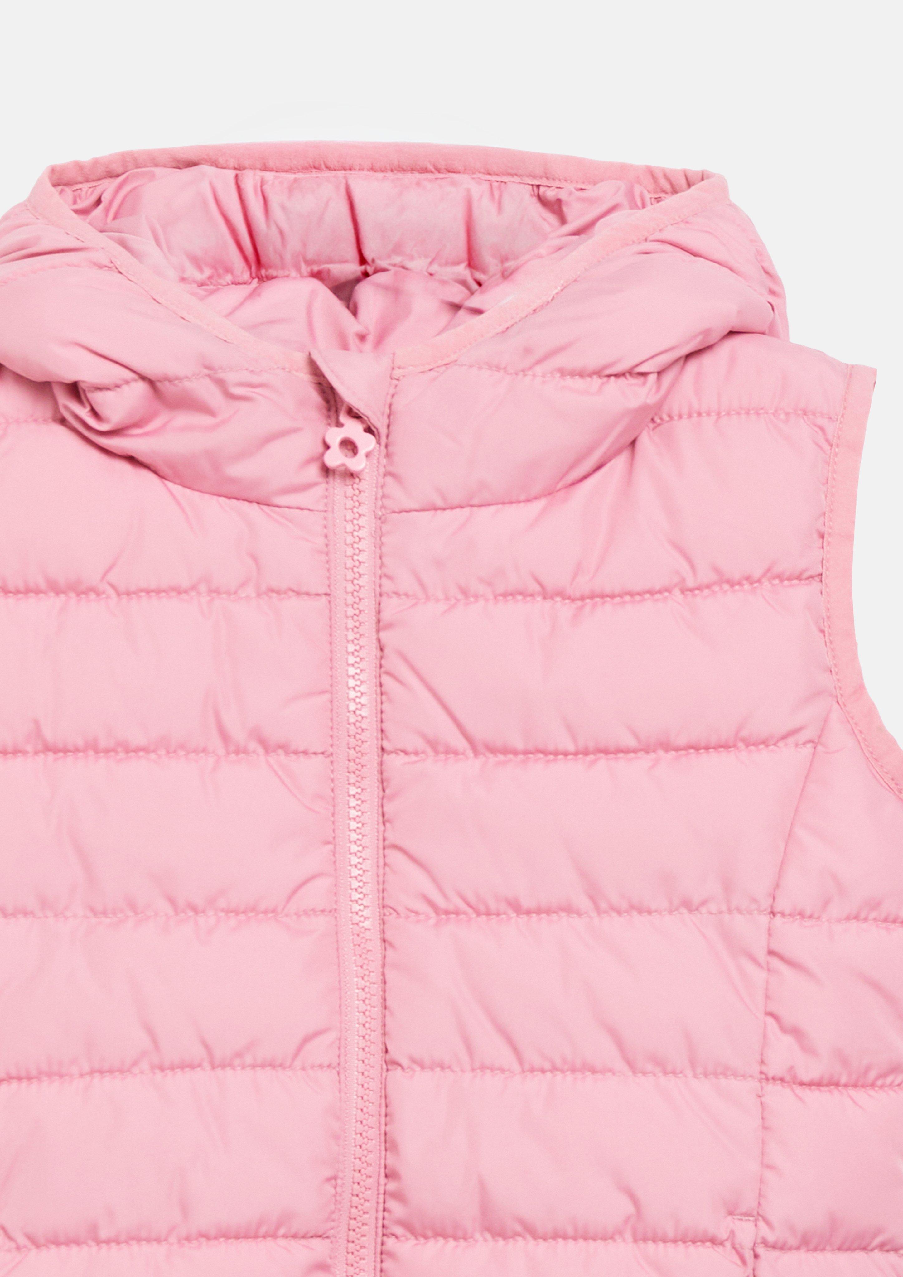 Junior Waterafstotend unisex outdoor-vest met capuchon in roze van s.Oliver