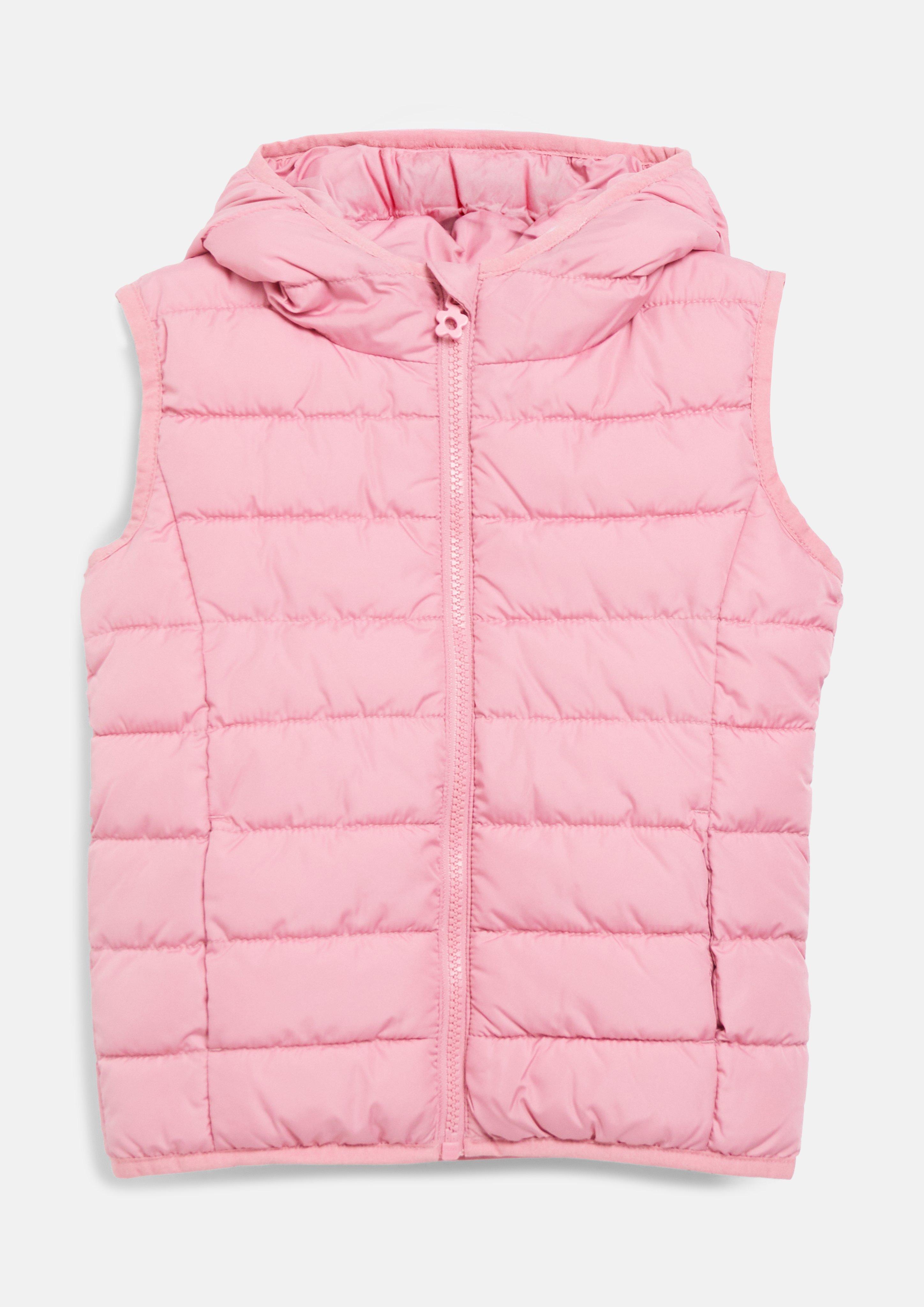 Wasserabweisende Unisex Outdoor-Weste mit Kapuze in Farbe rosa von s.Oliver