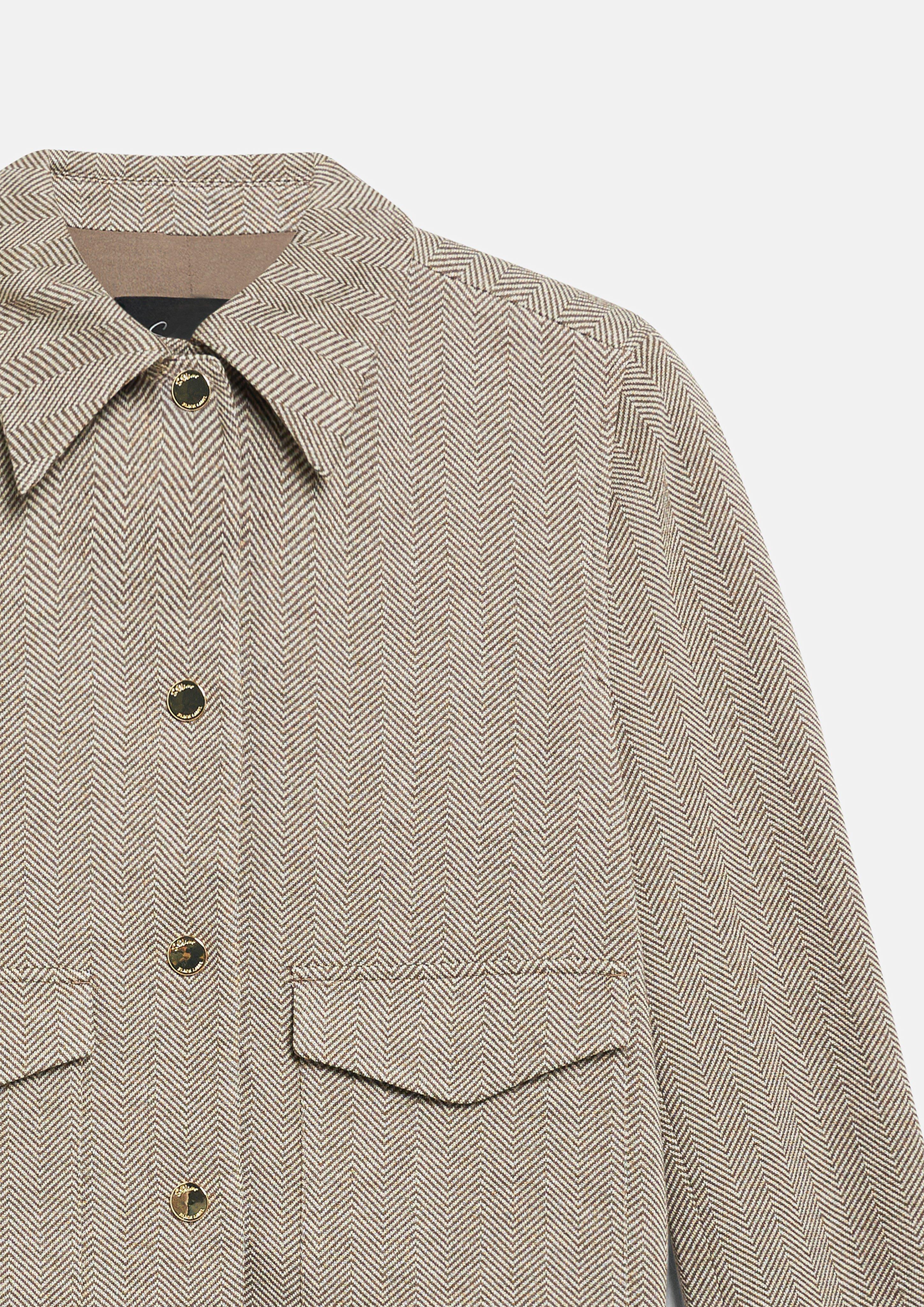 Femmes Veste d'intérieur en brun de s.Oliver BLACK LABEL