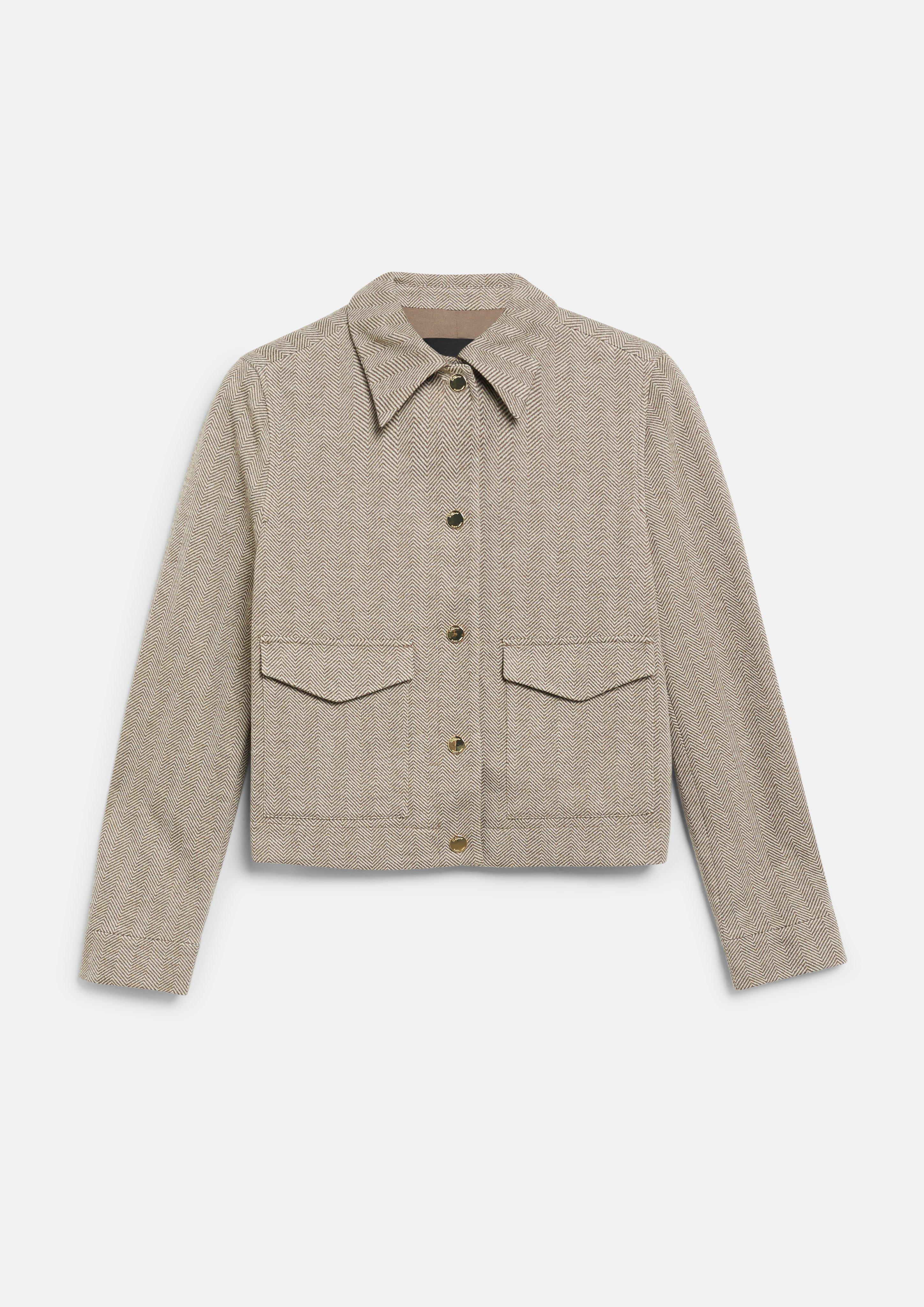 Femmes Veste à motif chevrons et poches plaquées en  de s.Oliver BLACK LABEL