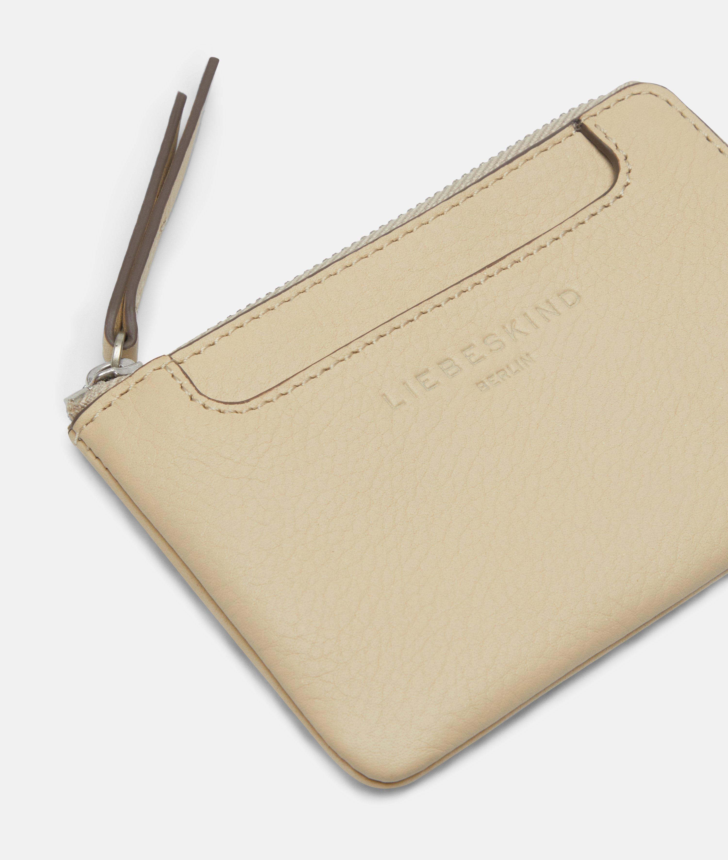 Matti Geldbörse XS in beige, lila & schwarz
