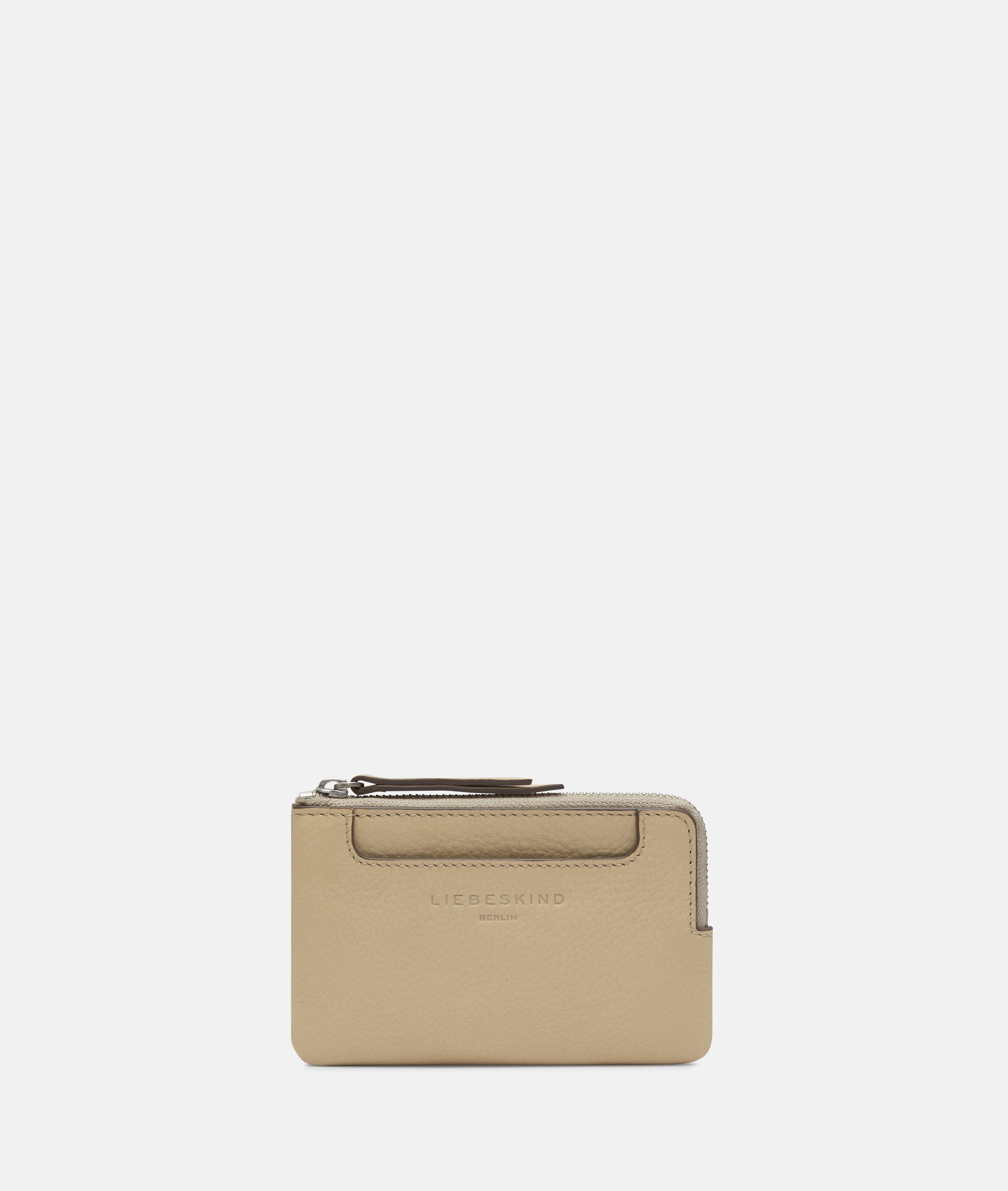 Matti Geldbörse XS in beige, lila & schwarz