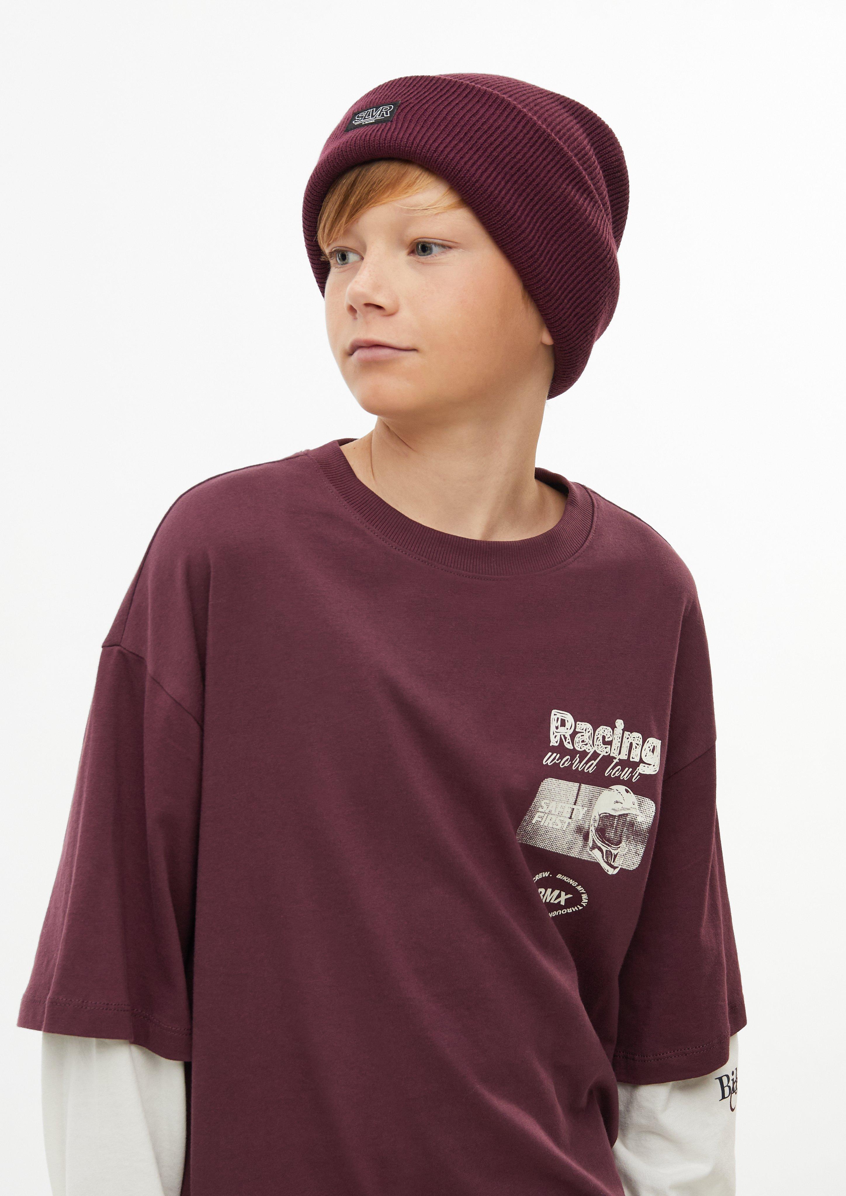Junior Bonnet unisexe en rouge de s.Oliver