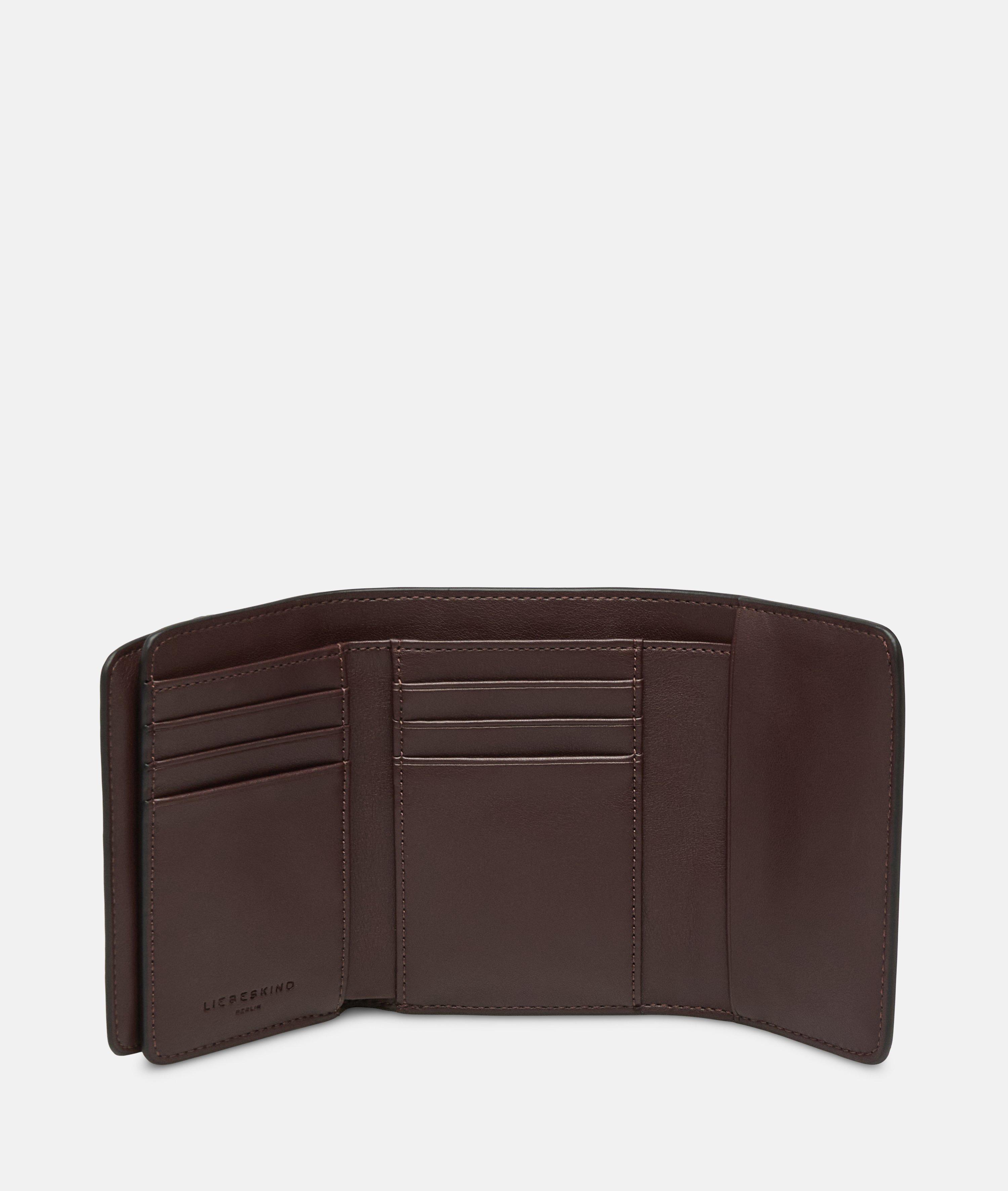 Kate Geldbörse M in braun, schwarz & olive