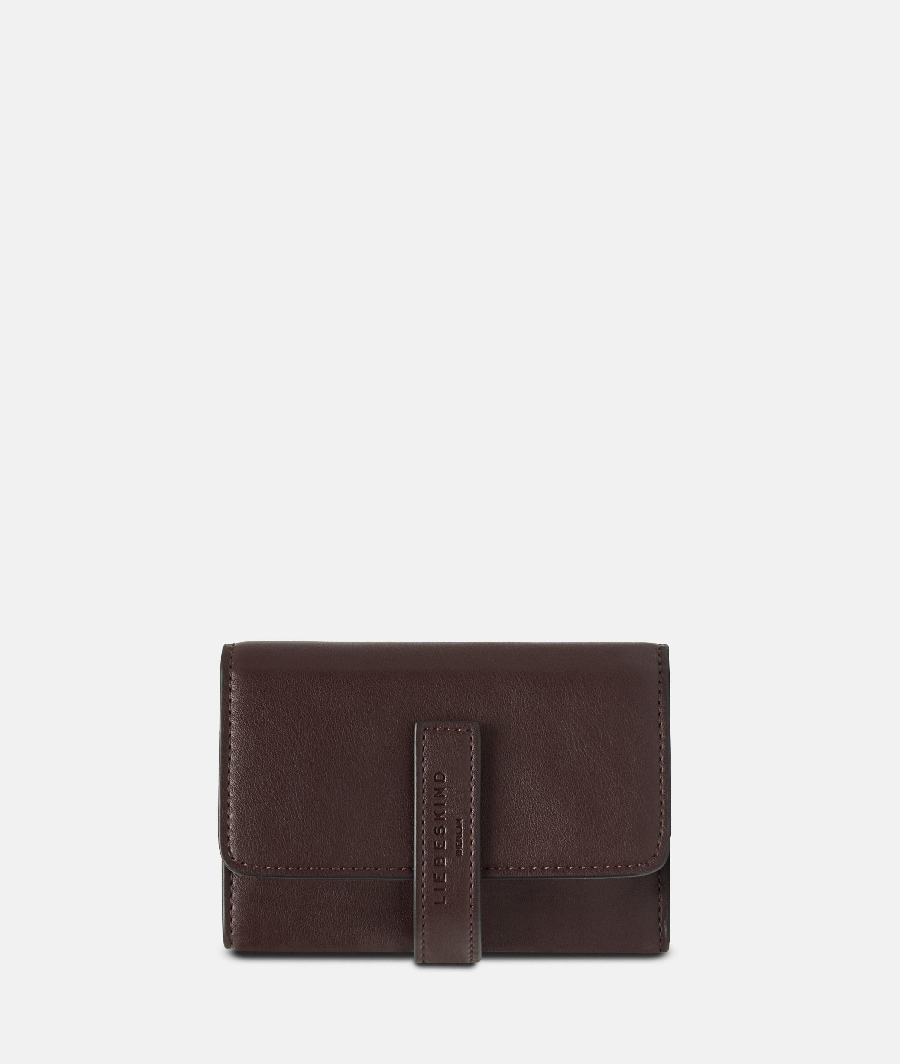 Kate Geldbörse M in braun, schwarz & olive