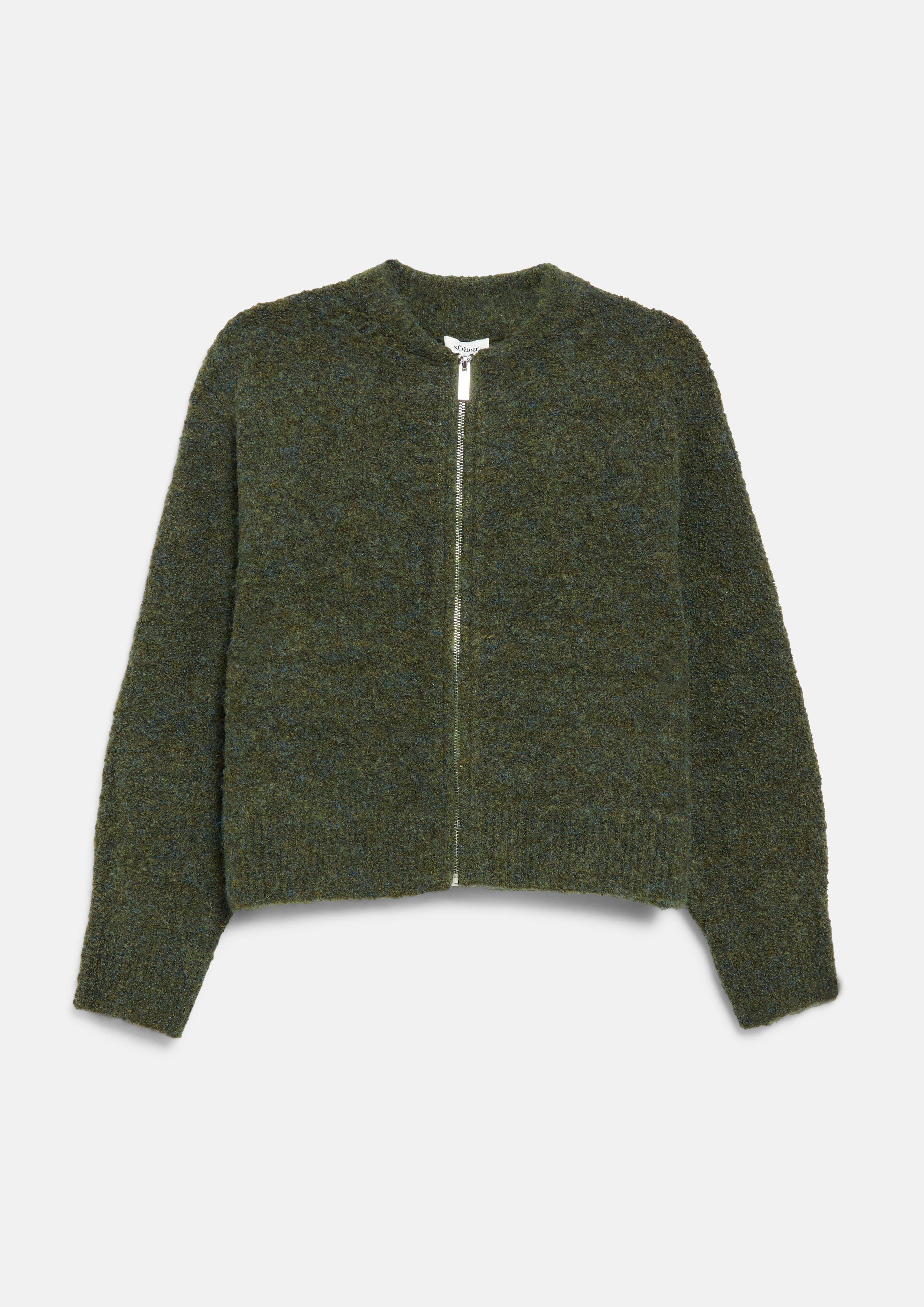 Femmes Veste en tricot en olive de s.Oliver
