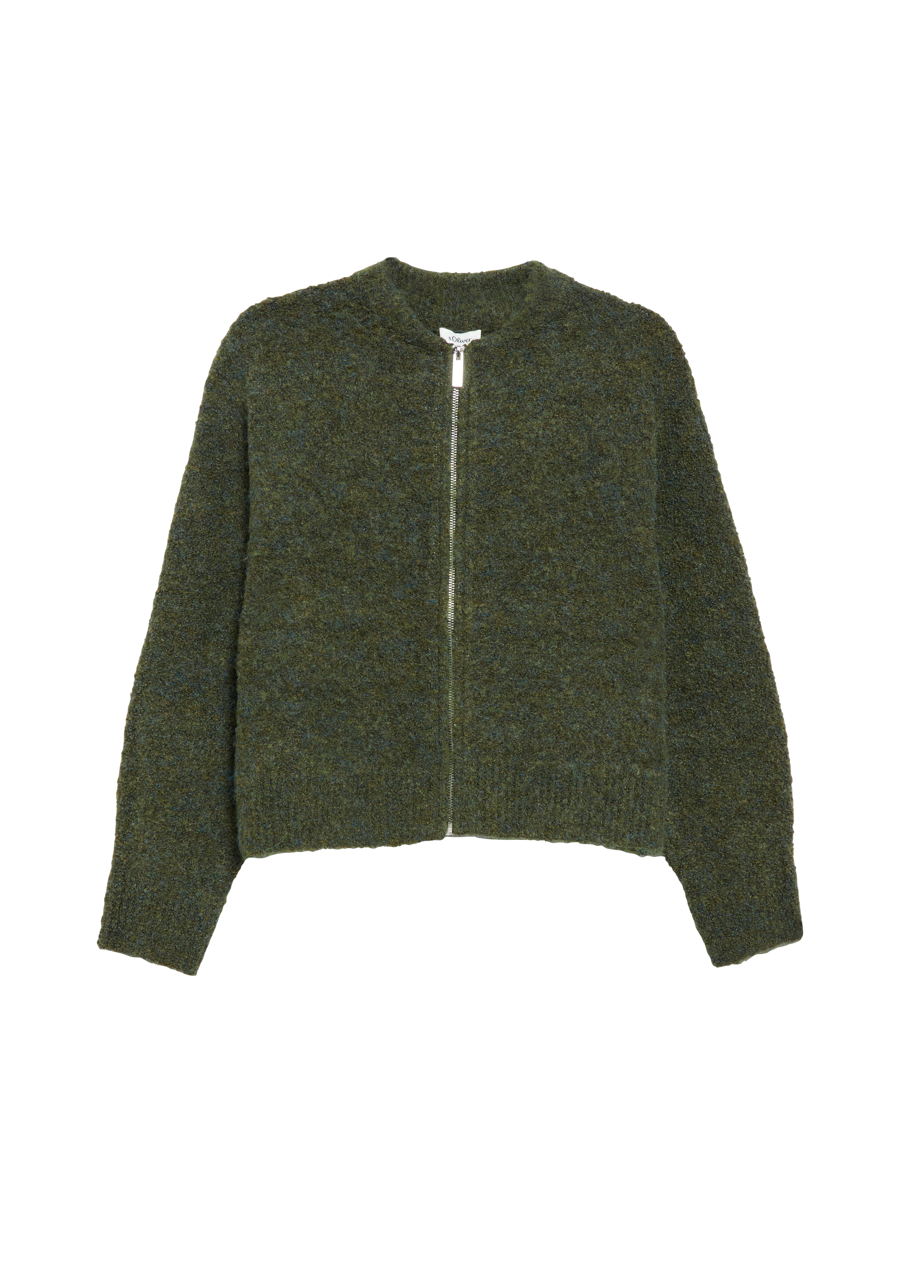 Gemêleerd bouclé-vest