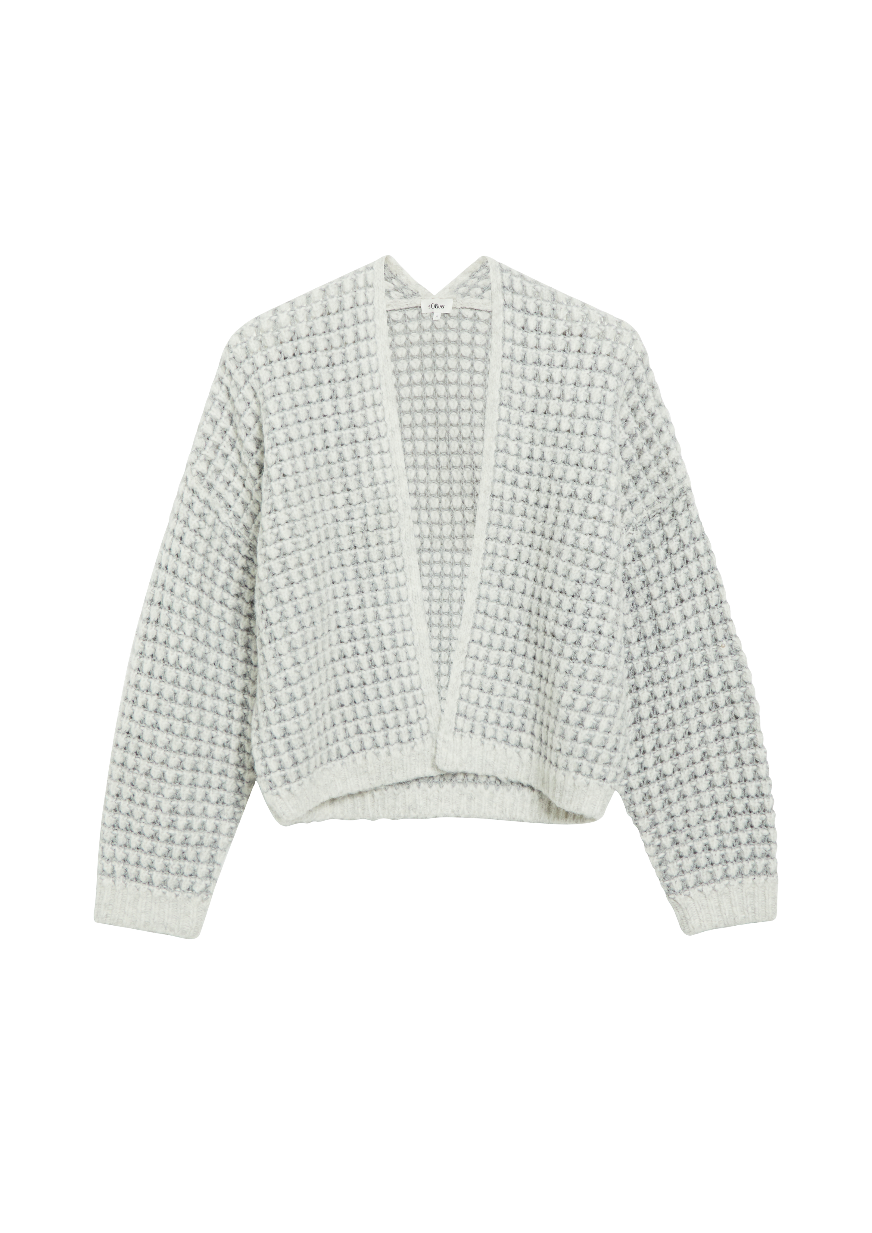 Vest met structuurpatroon
