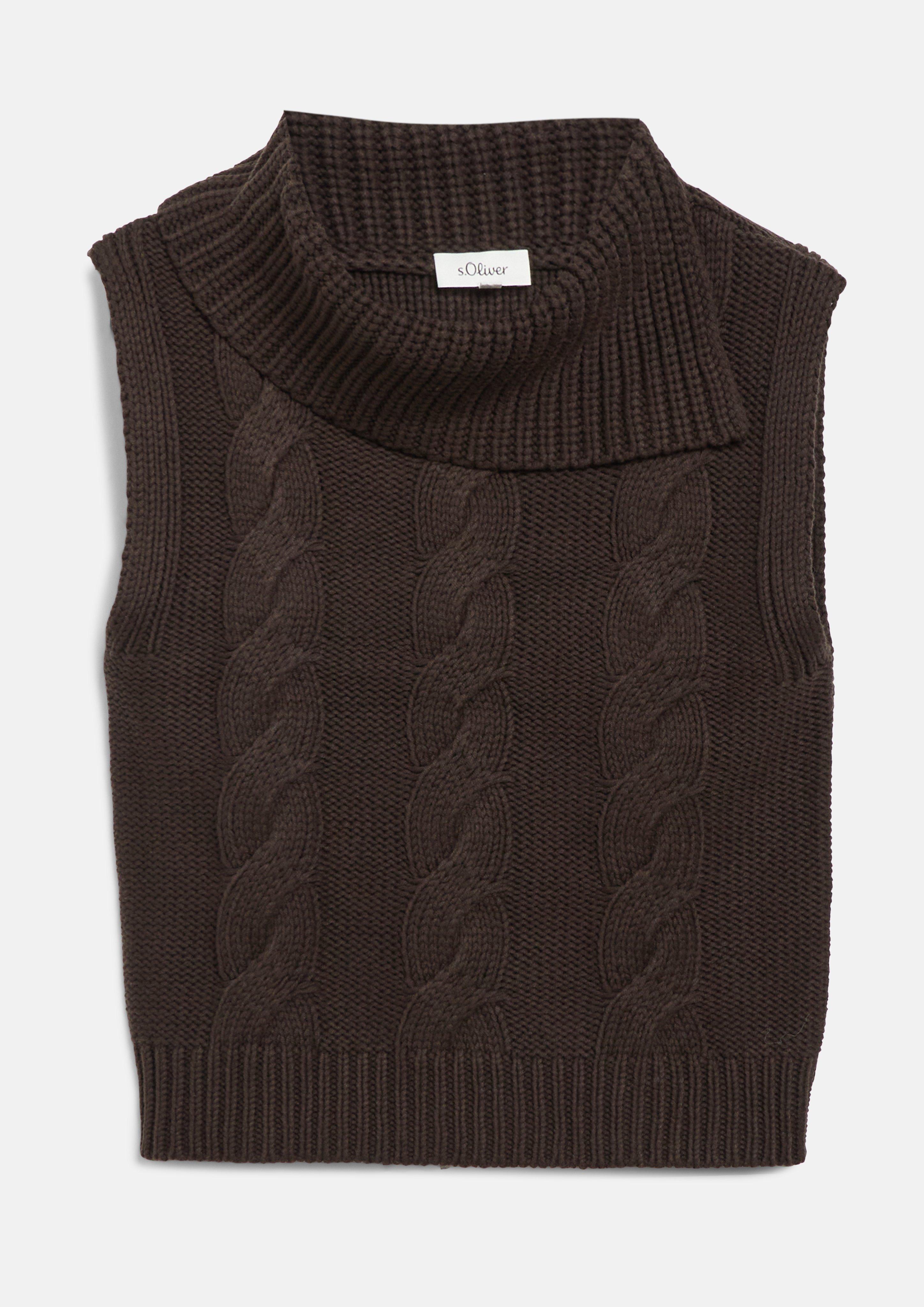 Damen Strickjacke in braun von s.Oliver