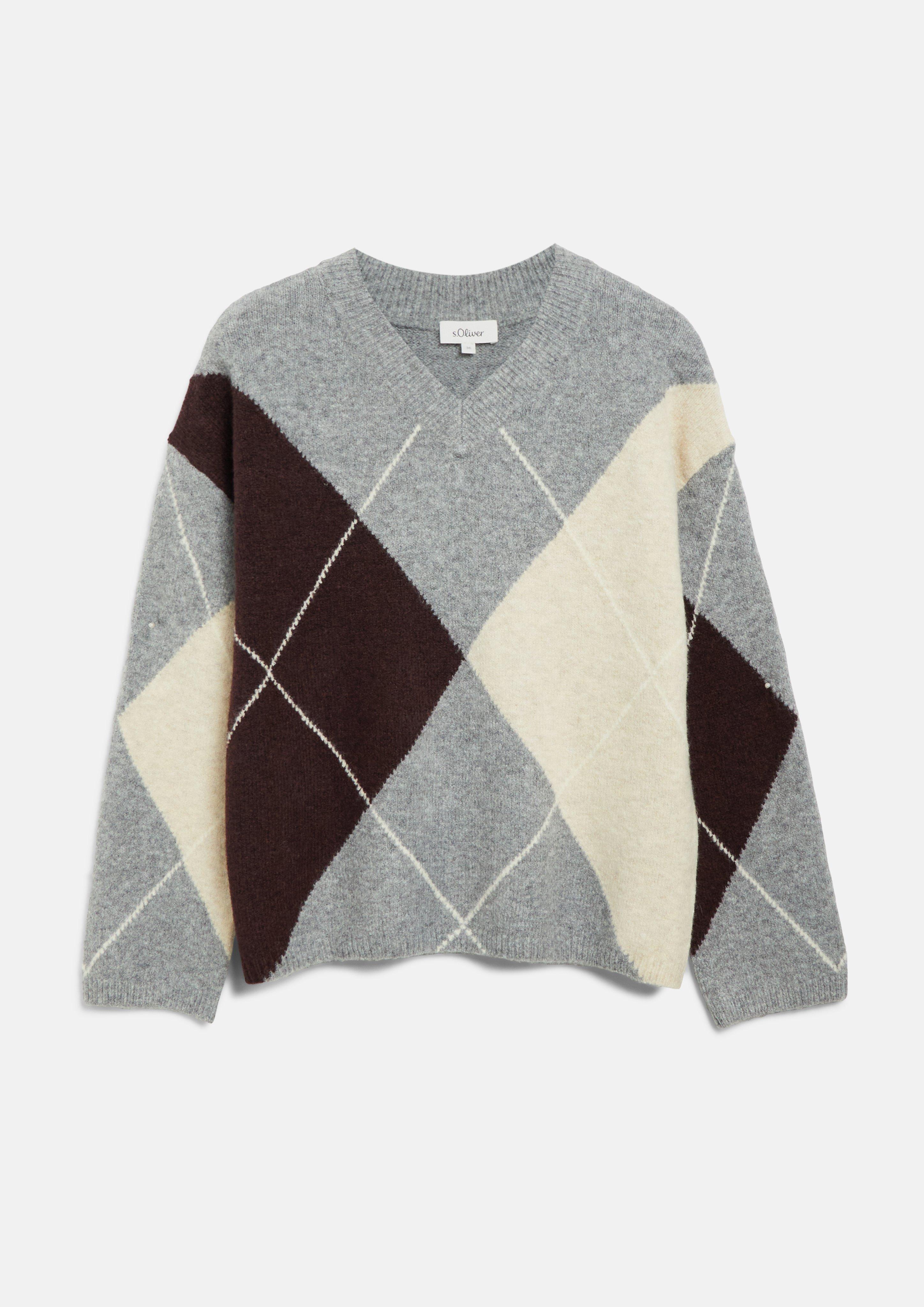 Damen Strickpullover in grau von s.Oliver