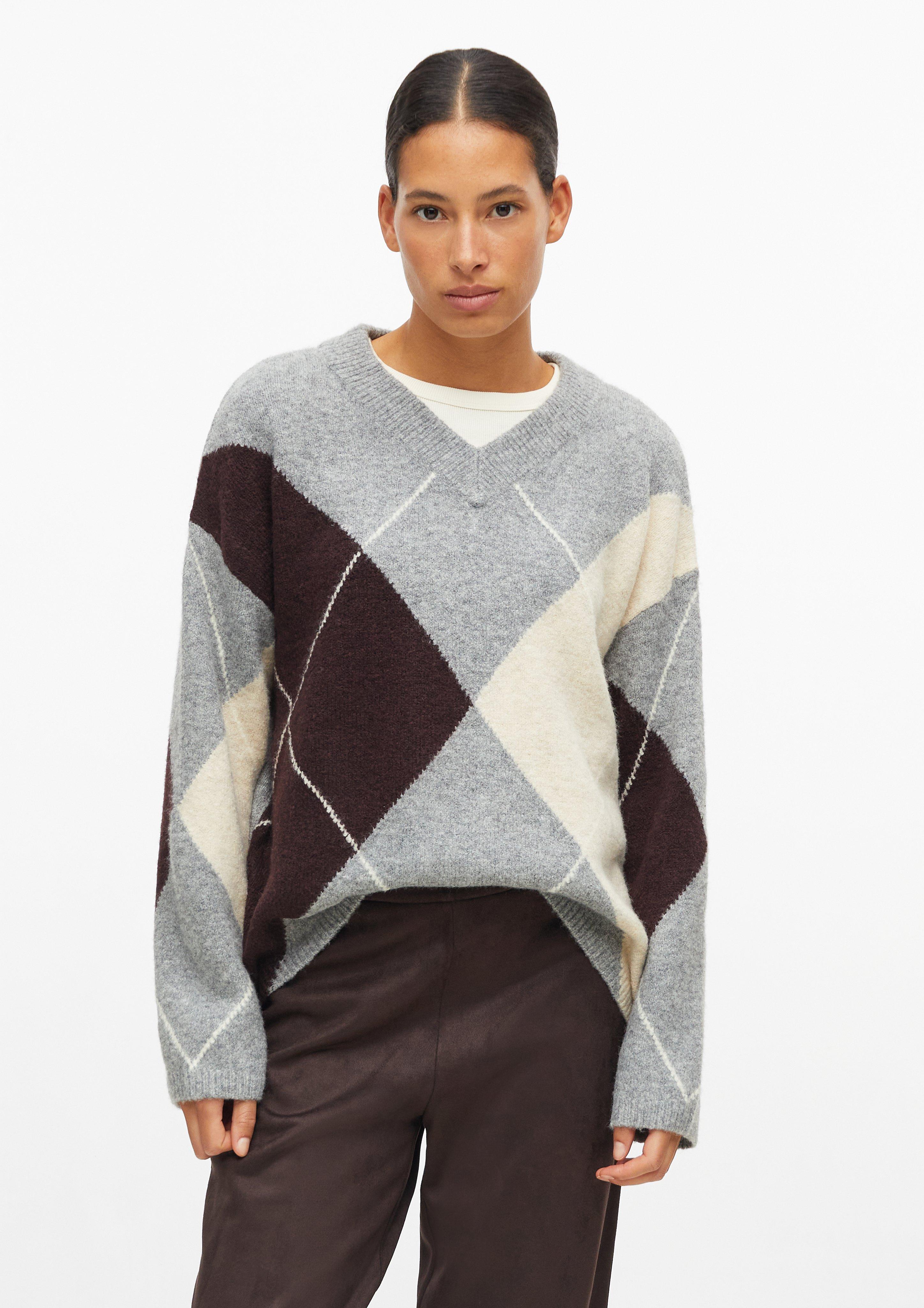 Strickpullover in Farbe grau von s.Oliver