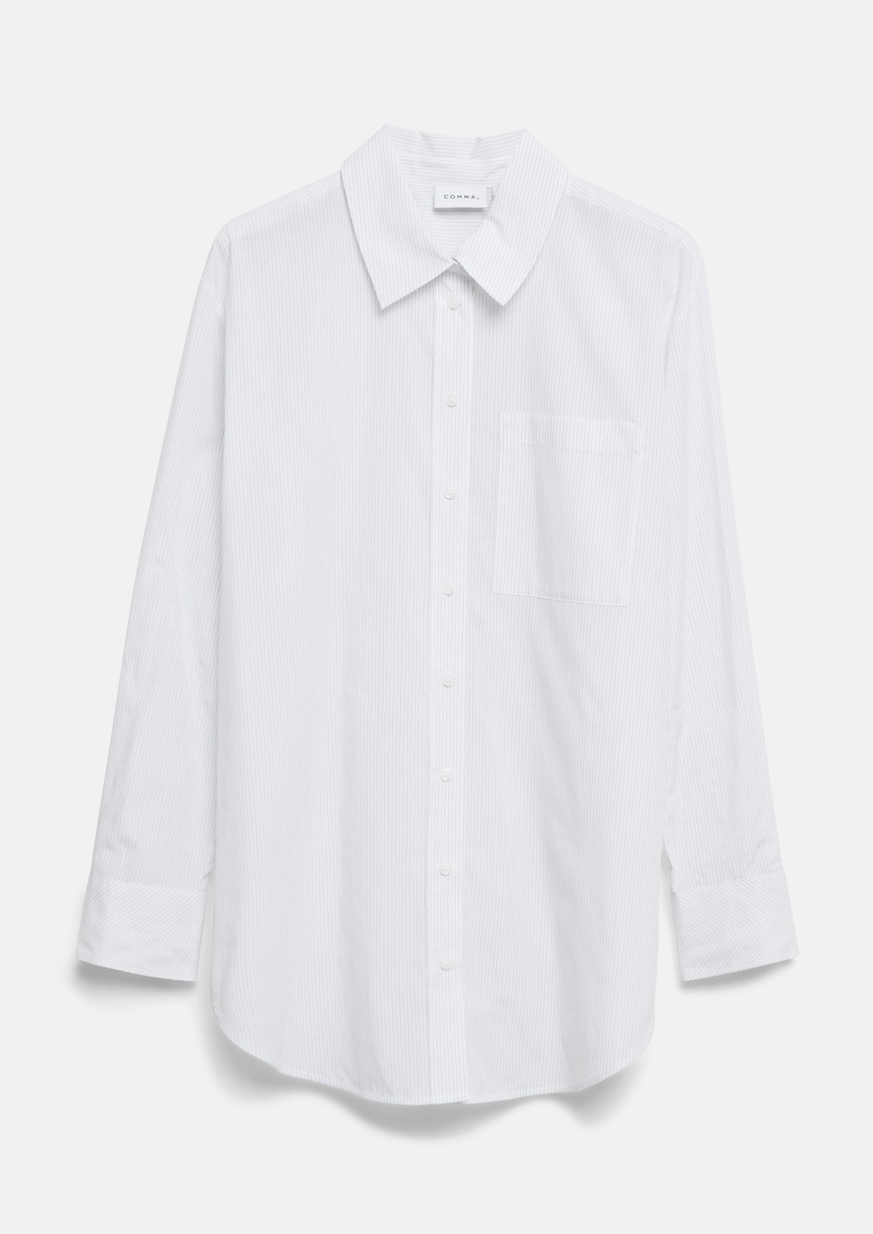 Bluse in weiß von COMMA