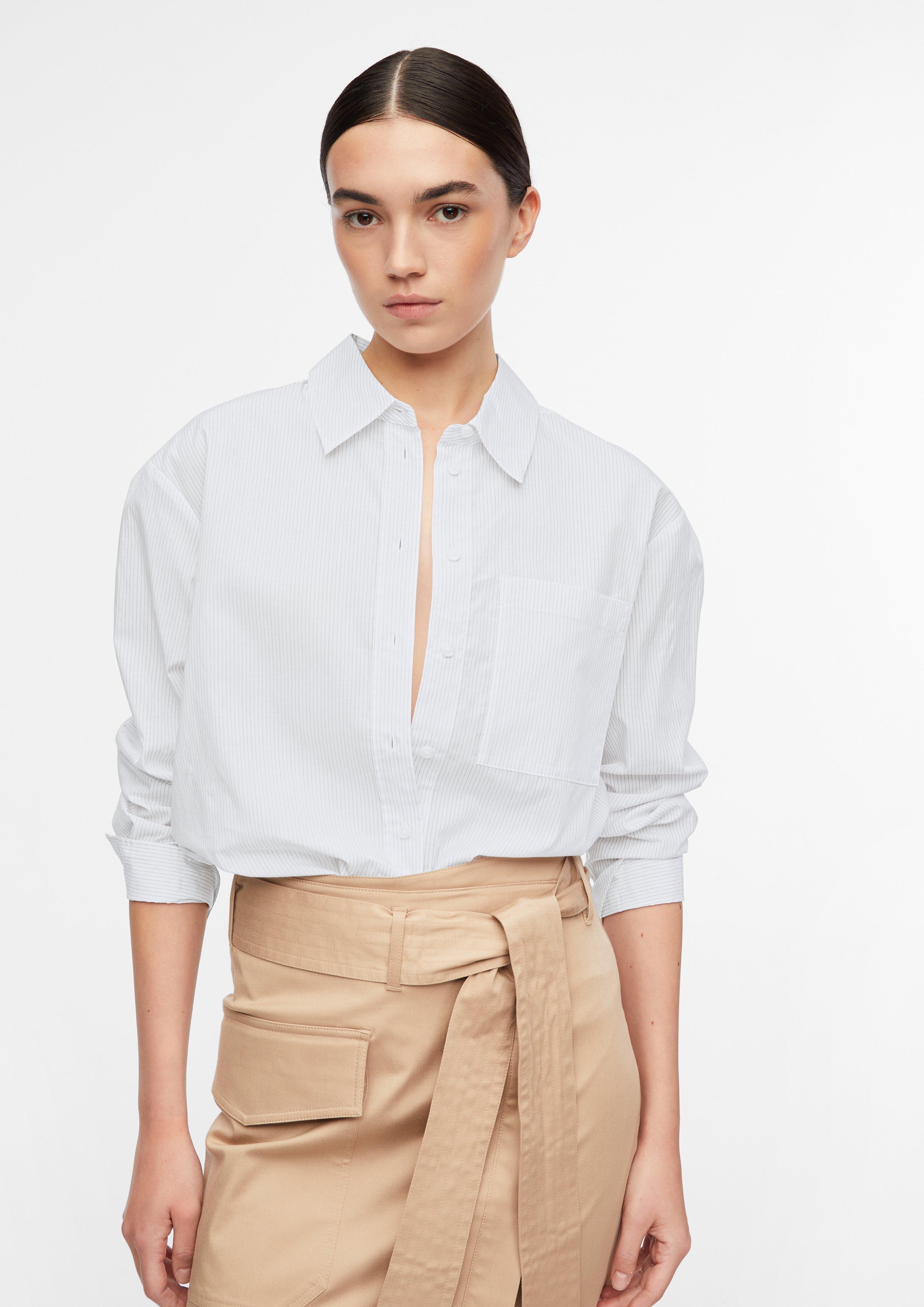 Bluse in weiß von COMMA