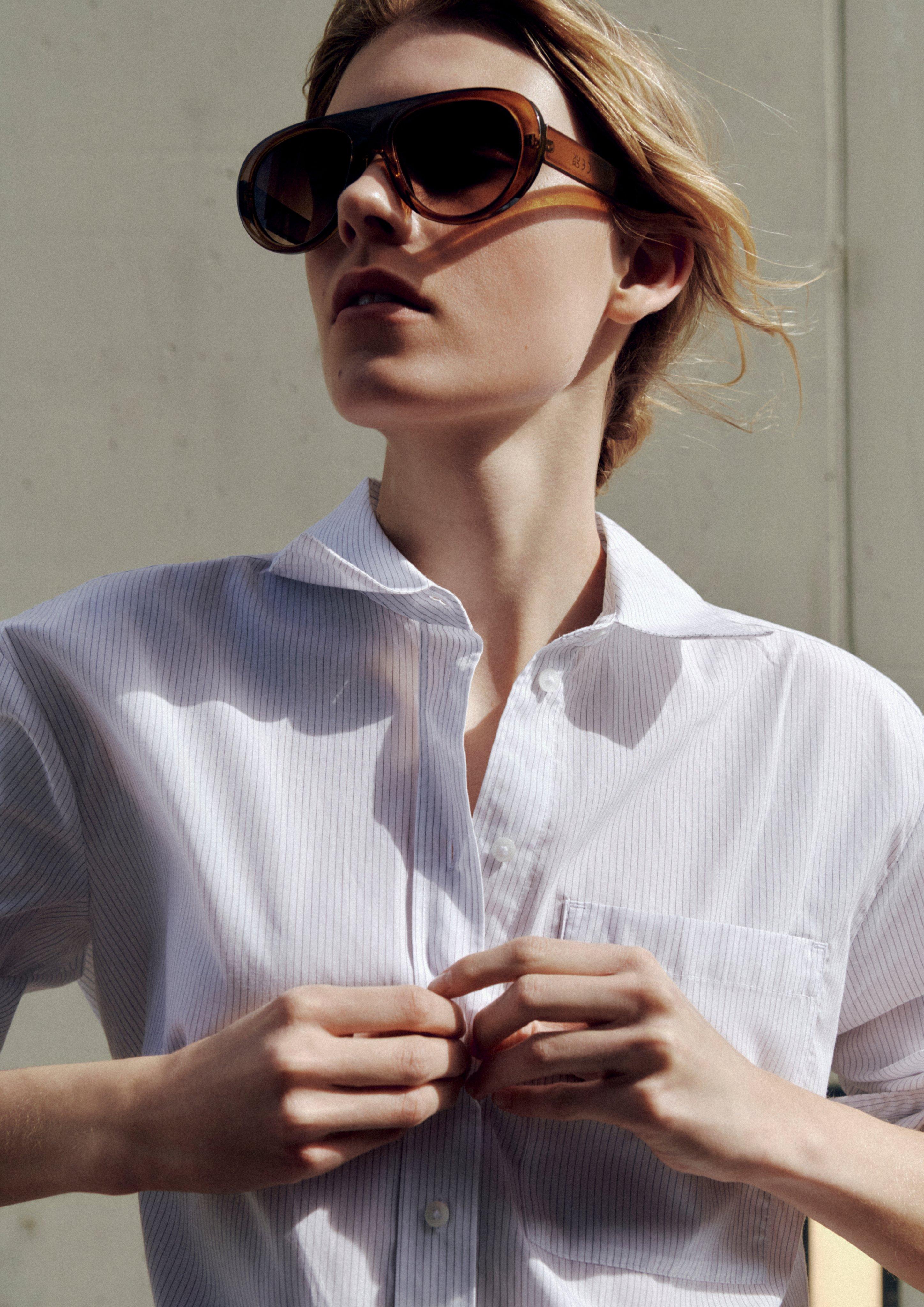 Blouse en blanc de COMMA