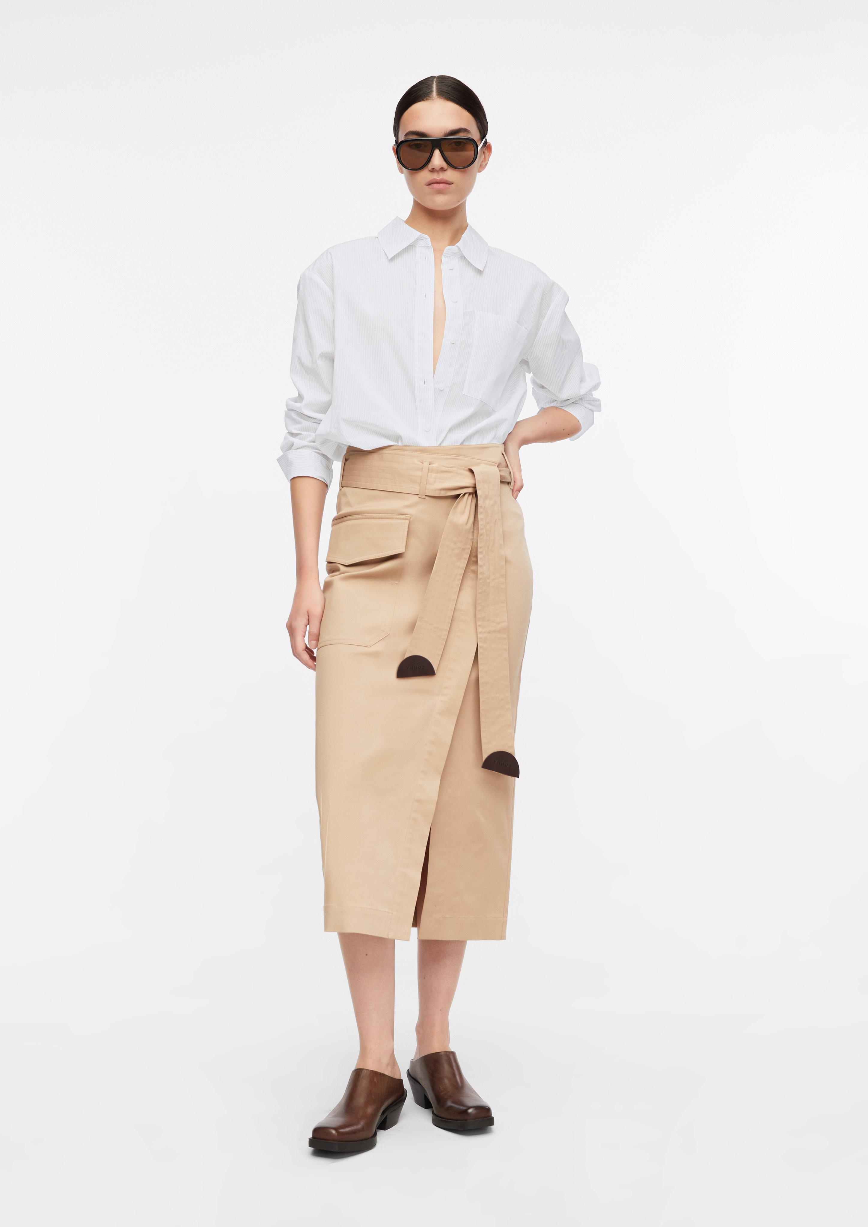 Bluse in weiß von COMMA