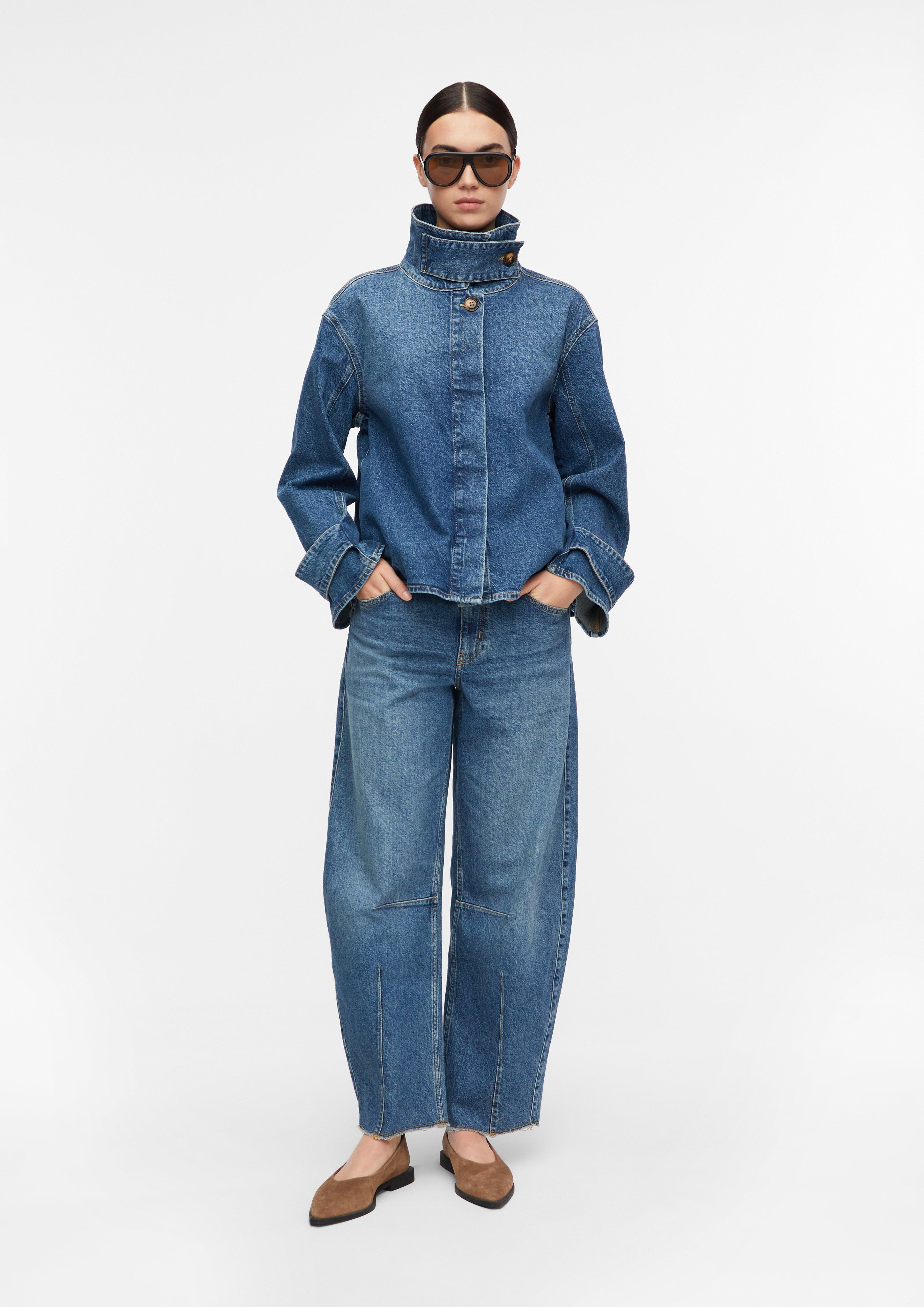 Pantalon en jean en bleu de COMMA