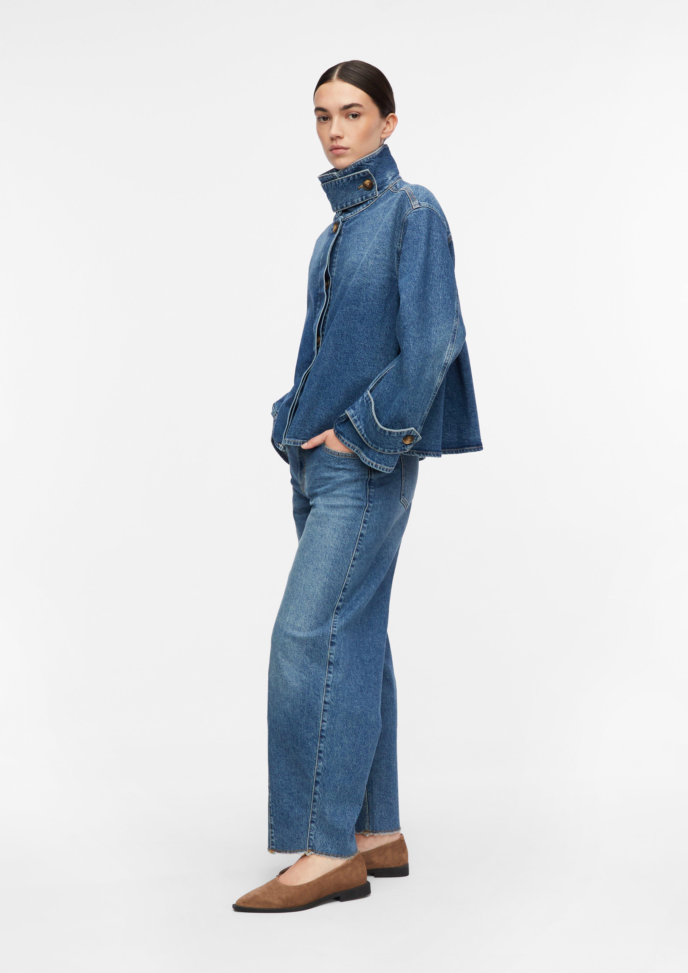 Pantalon en jean en bleu de COMMA
