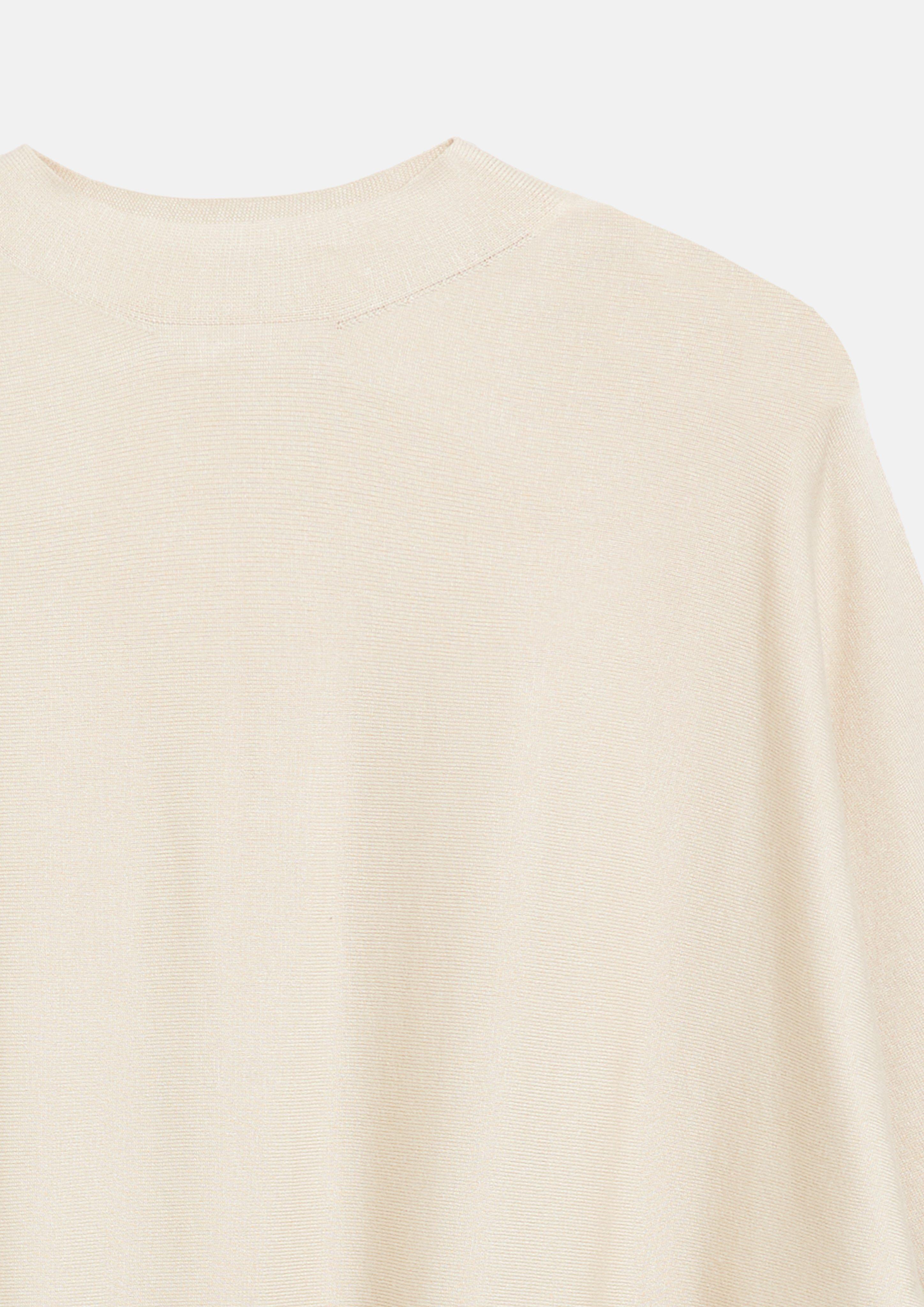 Femmes Pull en maille fine à manches chauve-souris en beige de s.Oliver BLACK LABEL