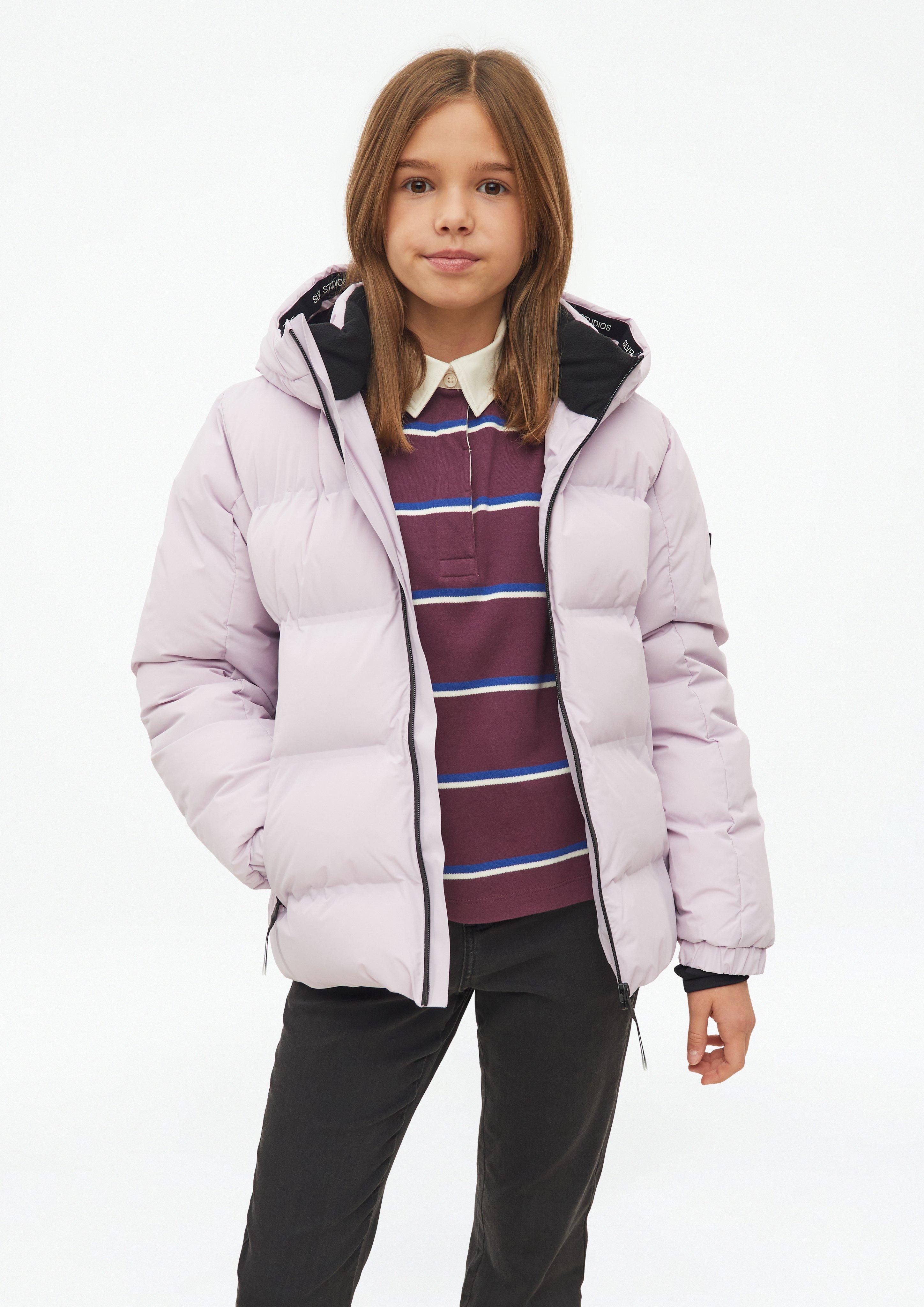 Wasserabweisende Unisex Steppjacke mit Fleecefutter in Farbe flieder von s.Oliver