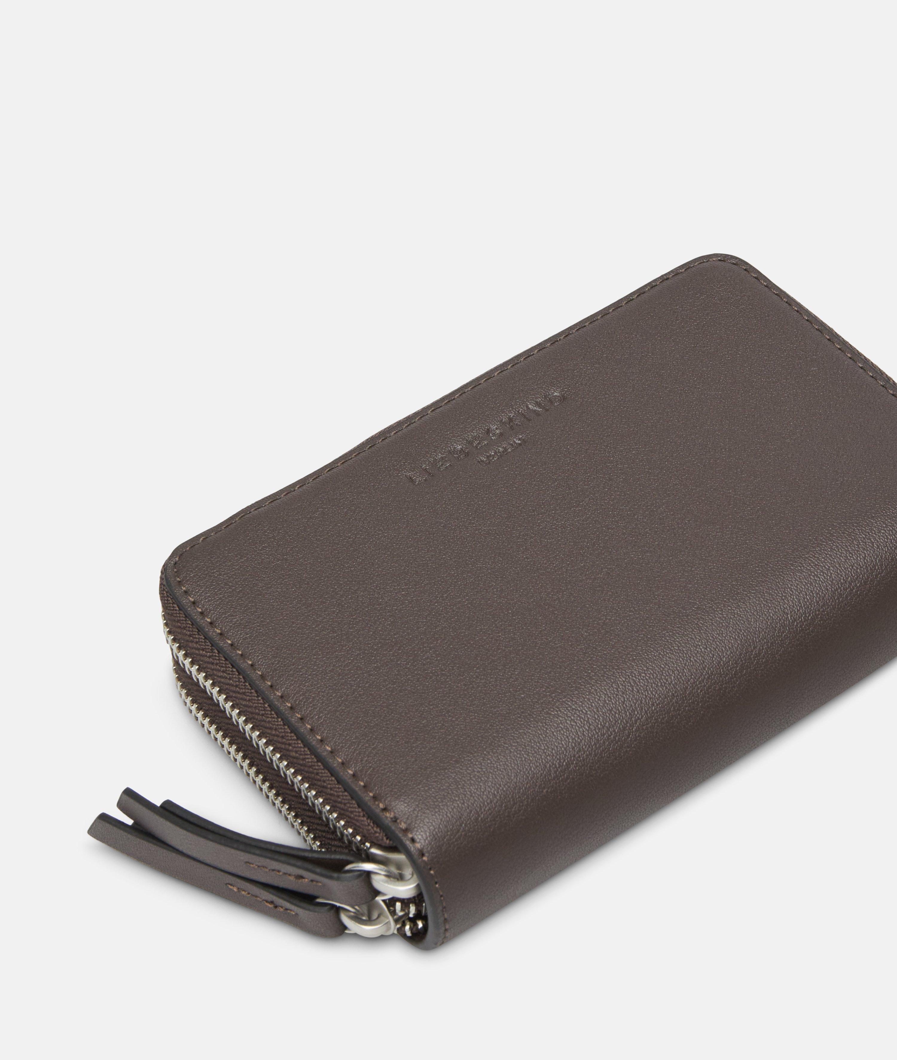 Sophia Geldbörse L in braun, olive & schwarz
