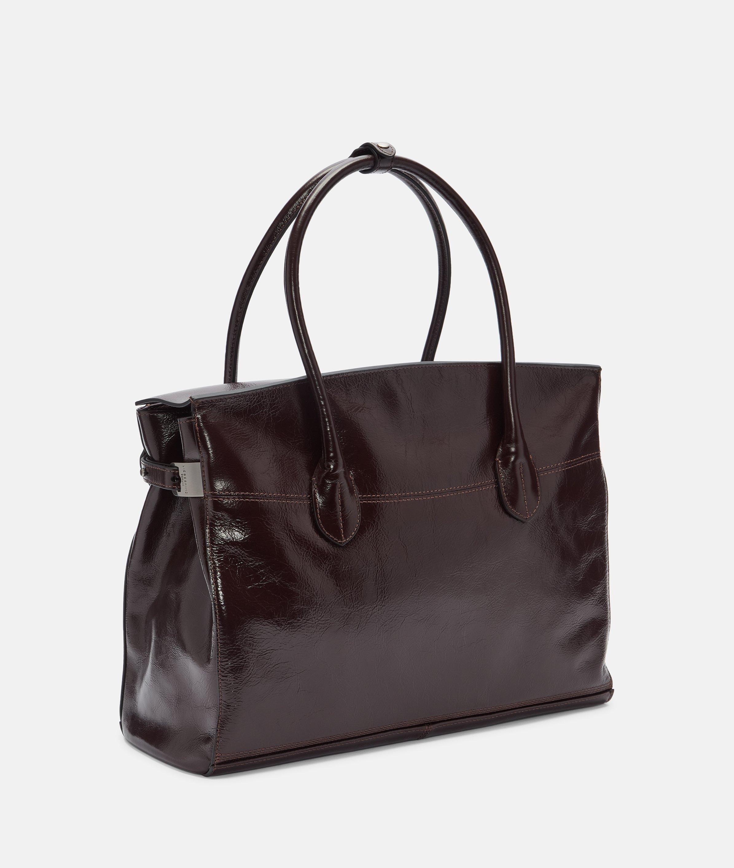 Archive Gloria Satchel L in rot, braun & schwarz