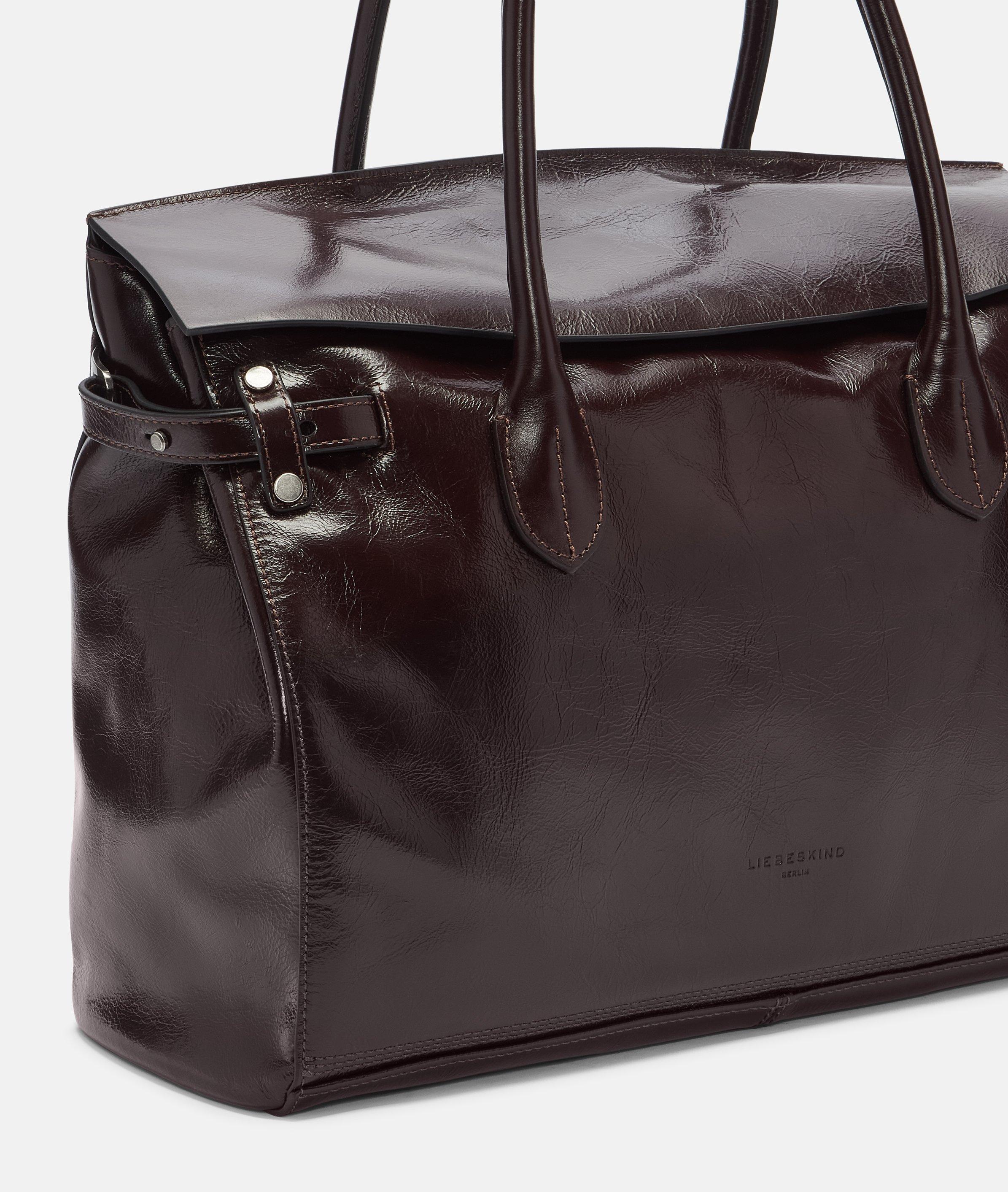 Archive Gloria Satchel L in rot, braun & schwarz